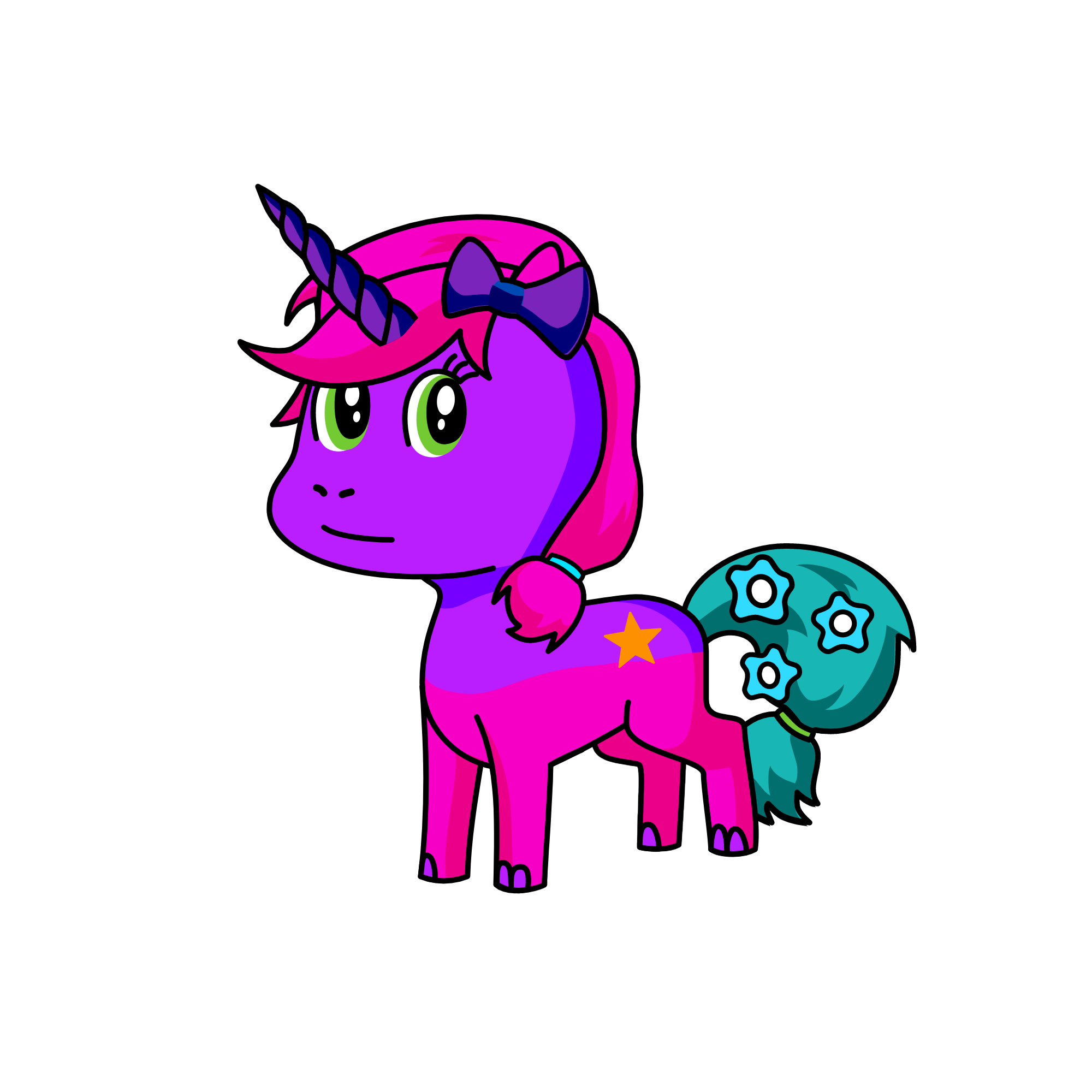 Cotton, the unicorn