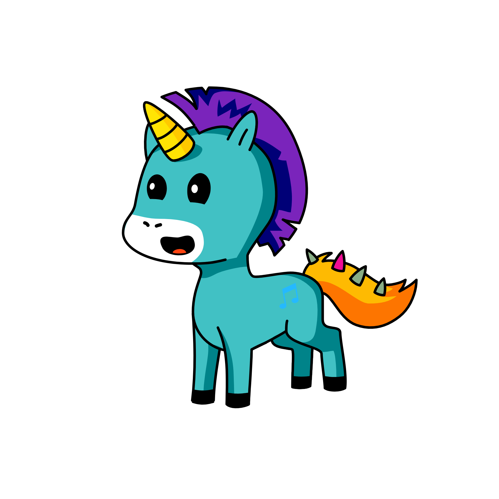 music unicorn, the unicorn