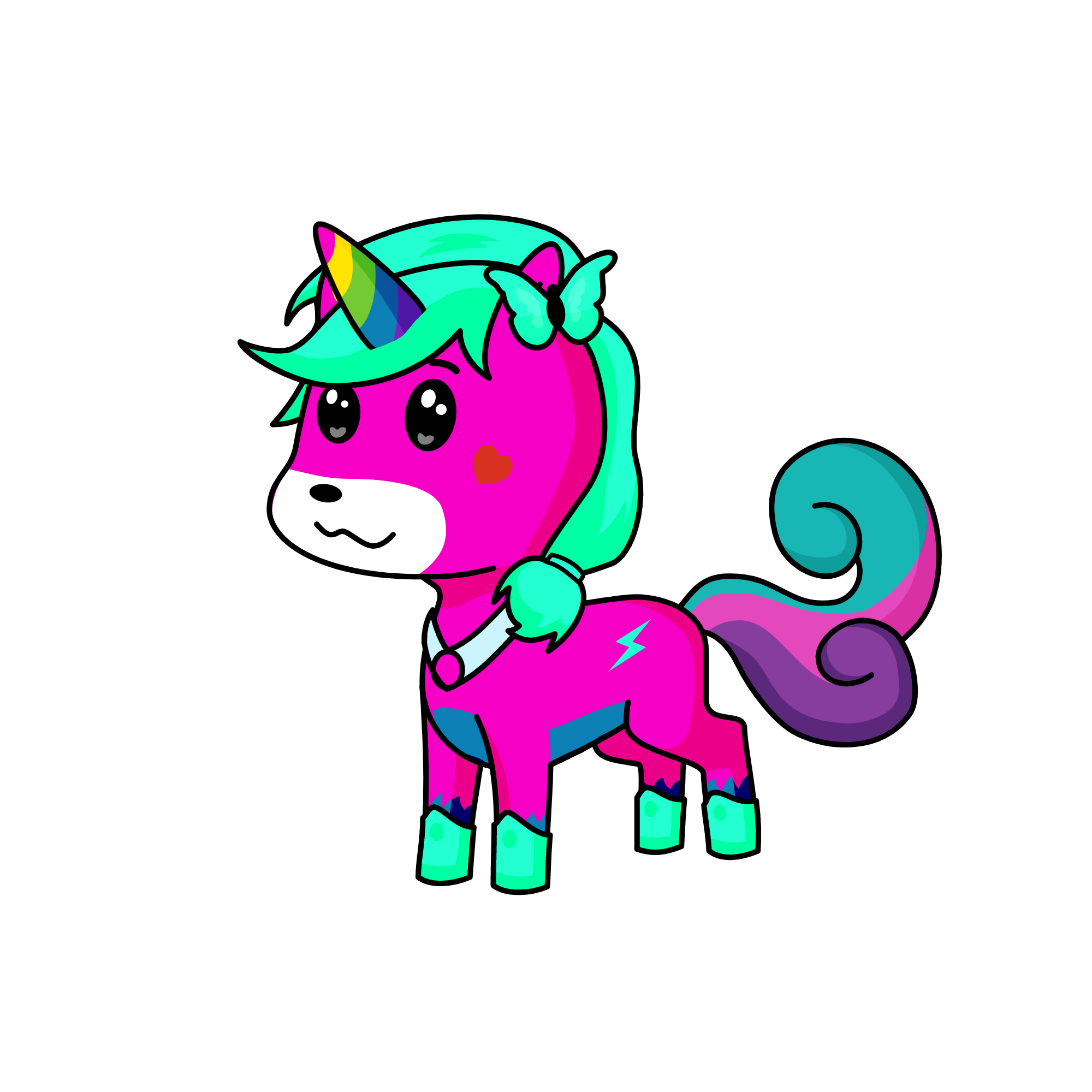 Icy, the unicorn