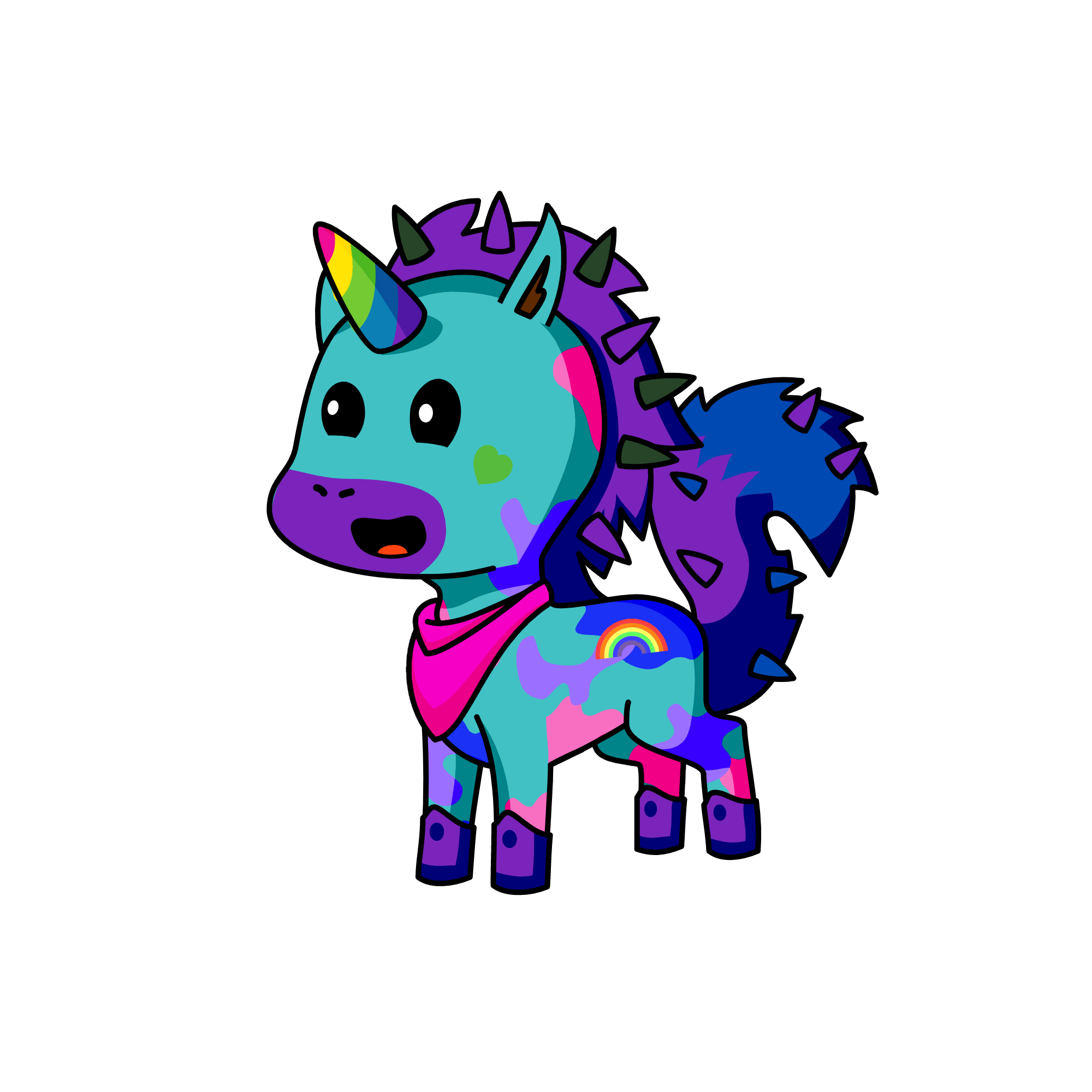 inky, the unicorn