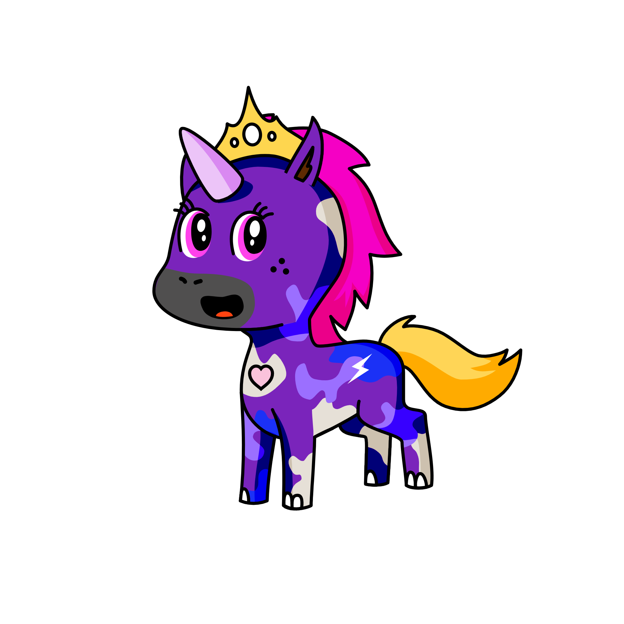 cupcake, the unicorn