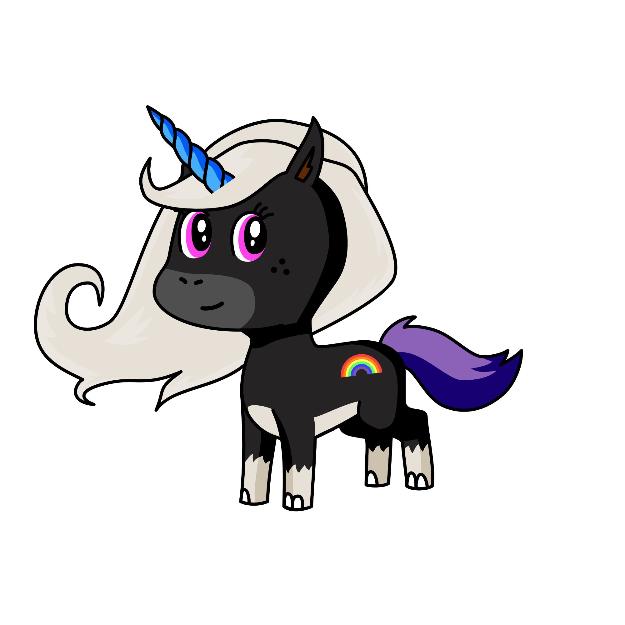 candille, the unicorn