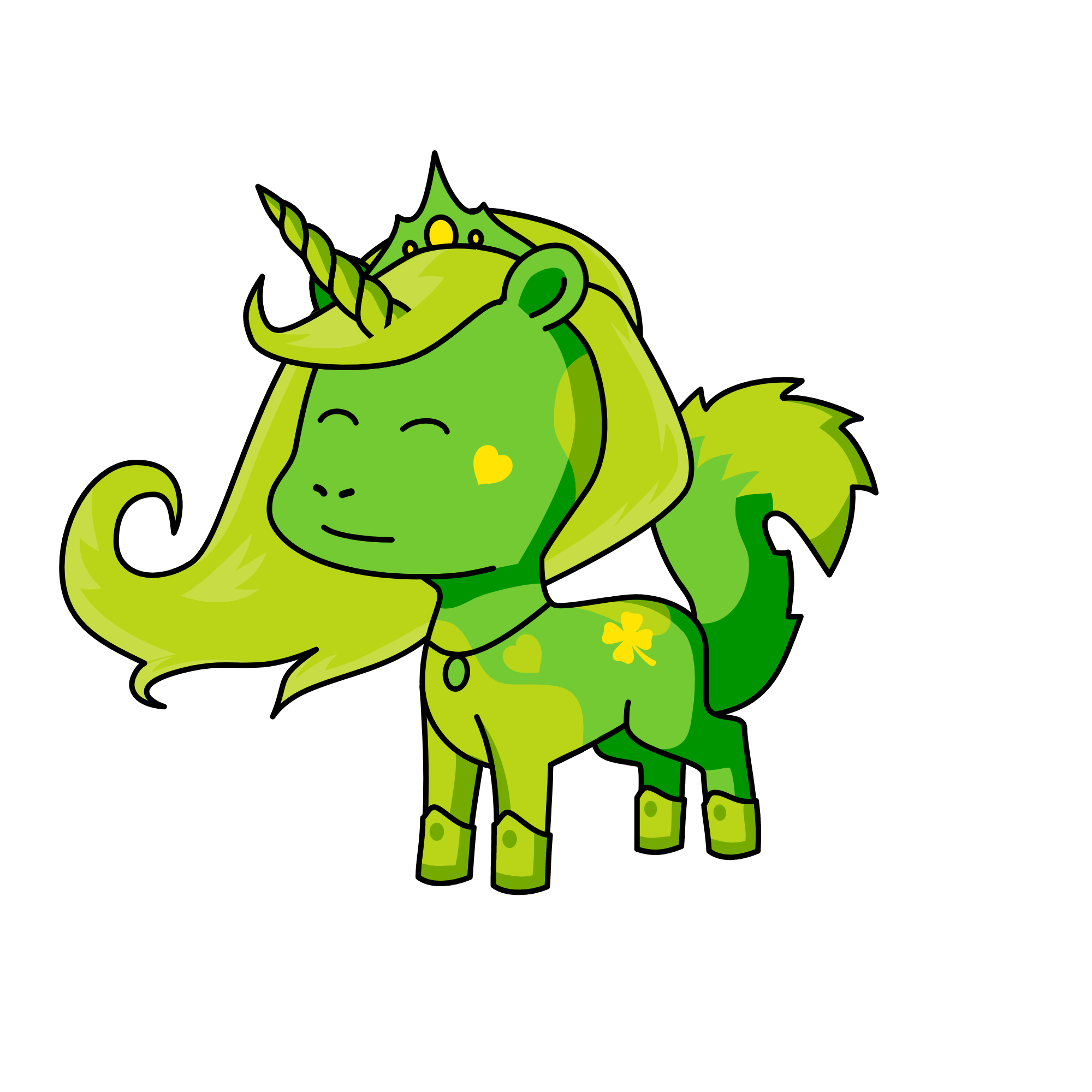 lilly pad, the unicorn
