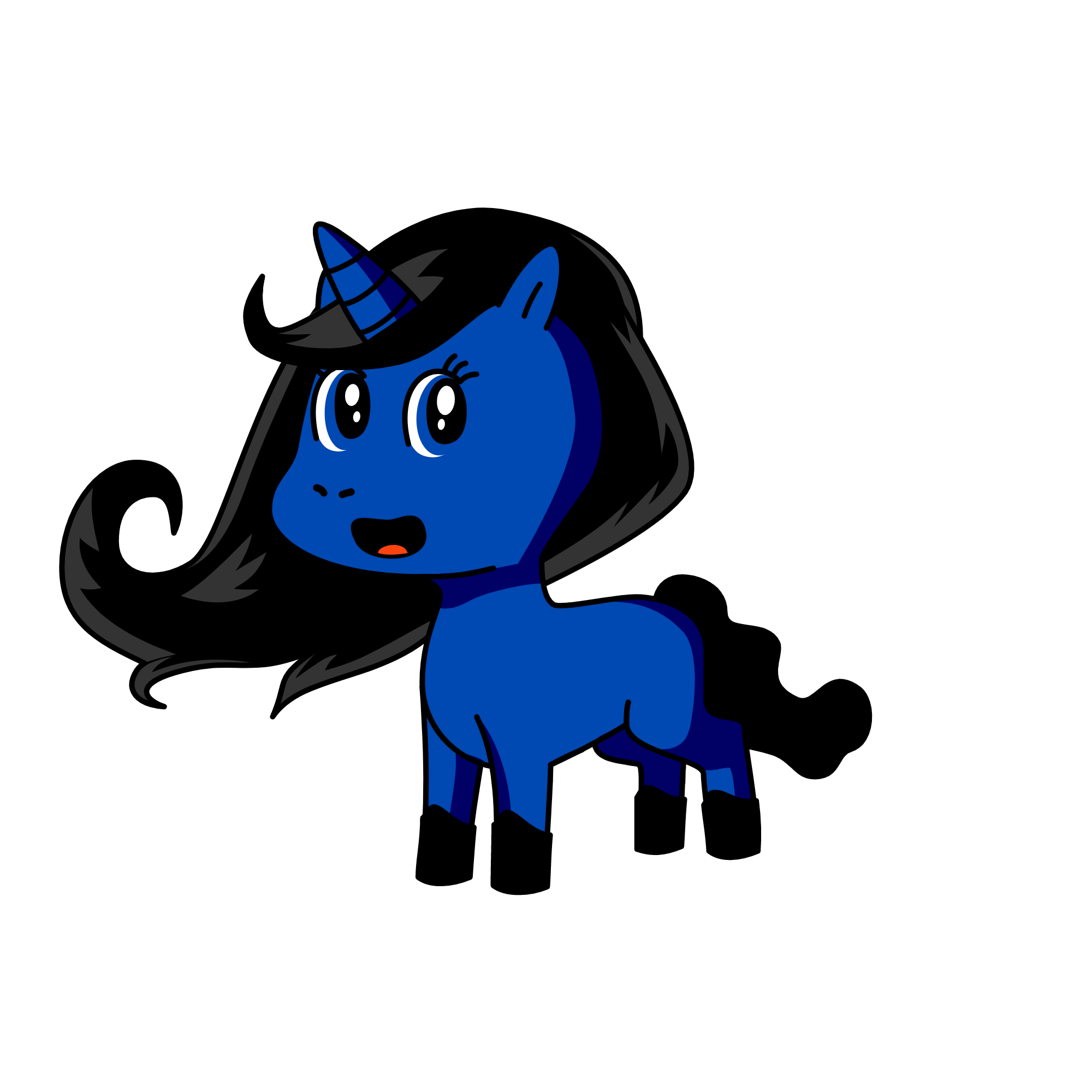 princess una, the unicorn