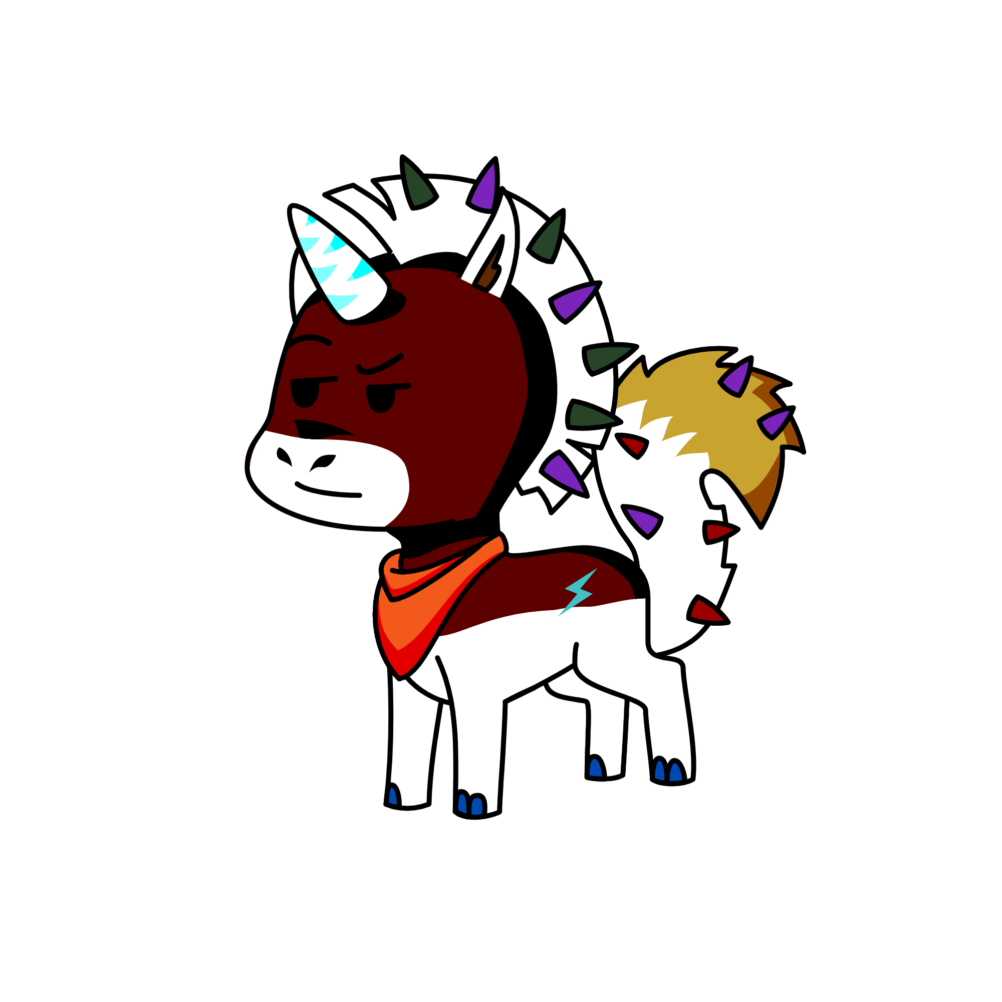 cool corn, the unicorn