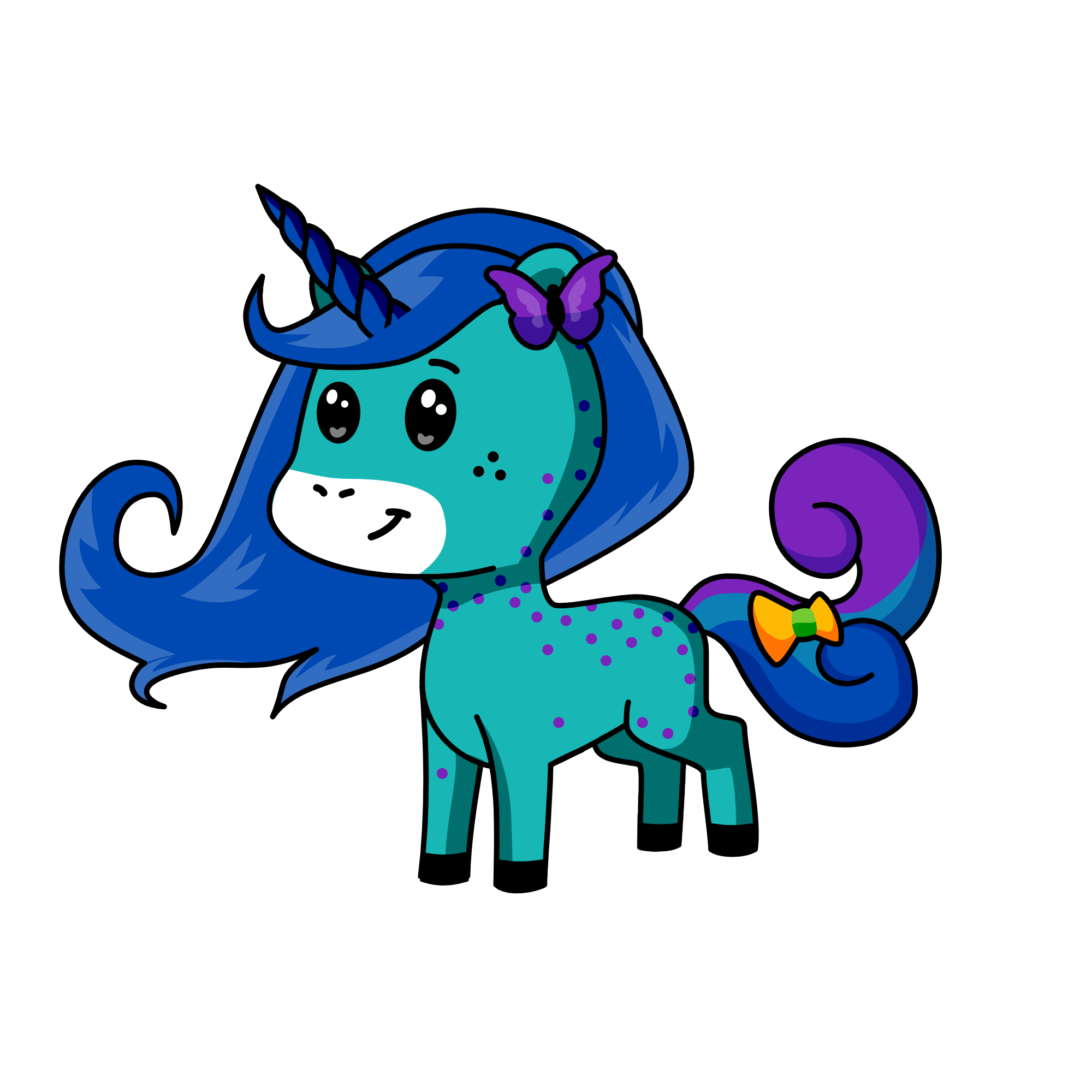 winter, the unicorn