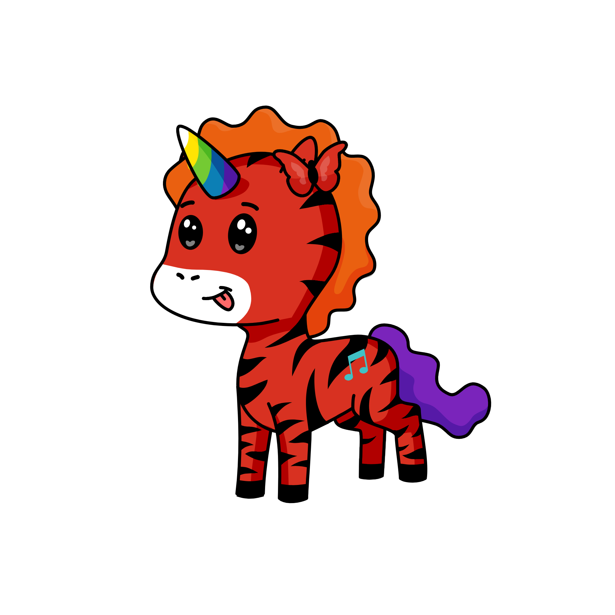 Next, the unicorn