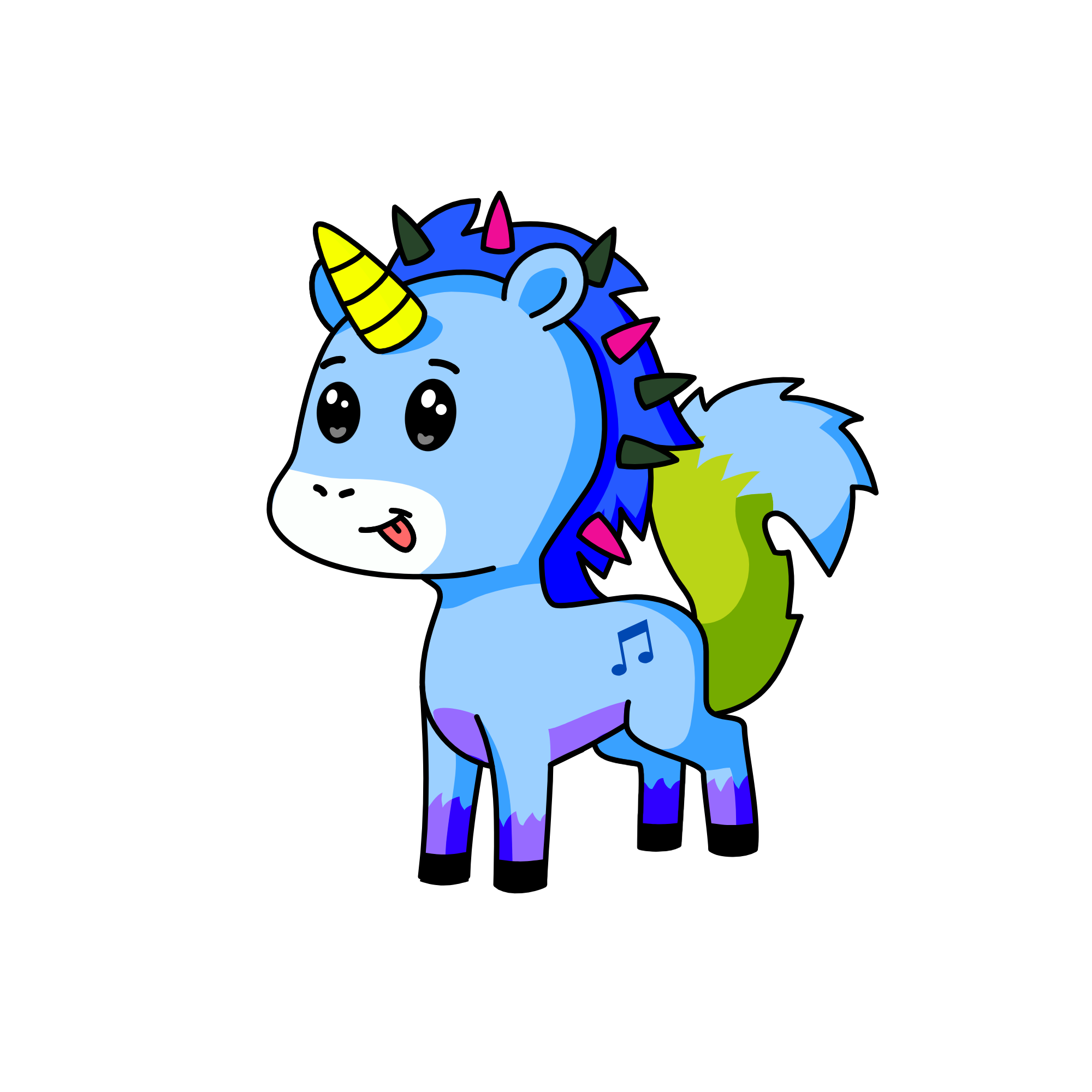 Flick, the unicorn