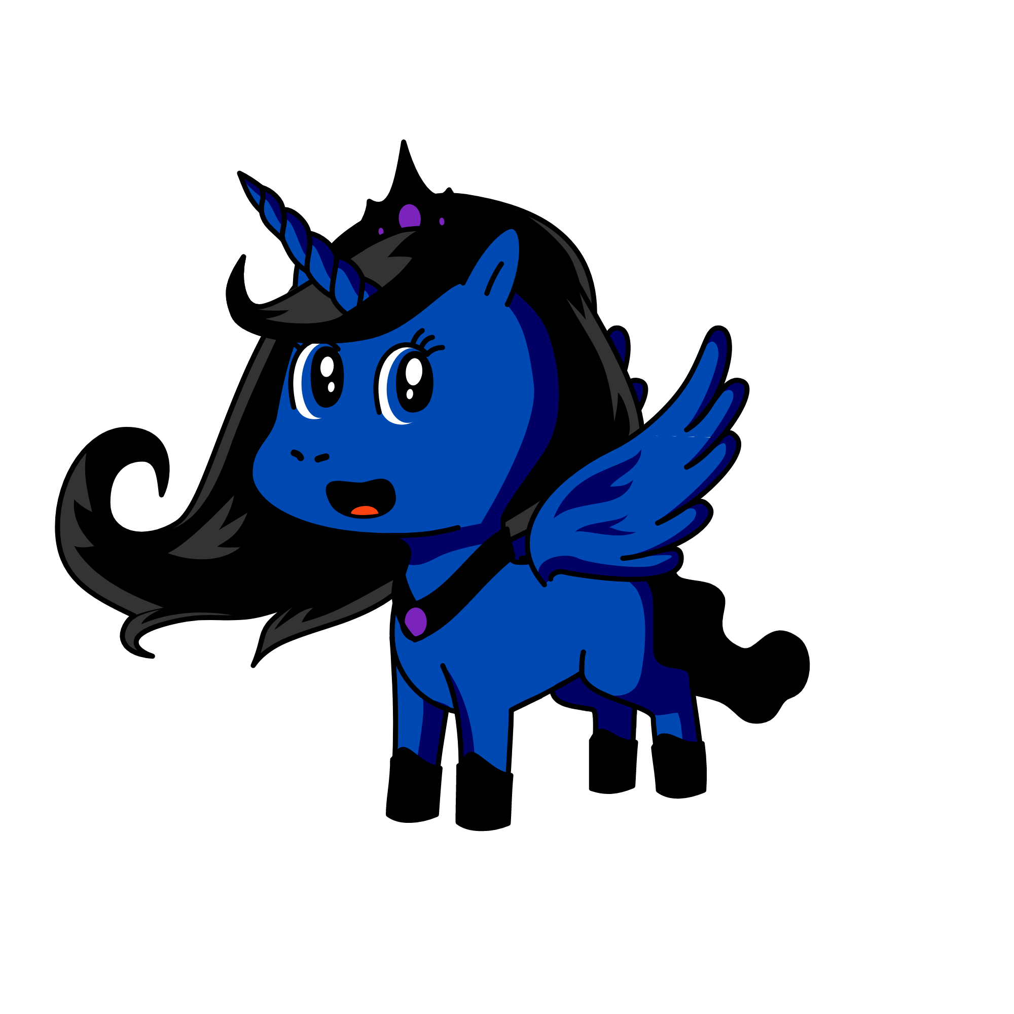 princess luna, the unicorn