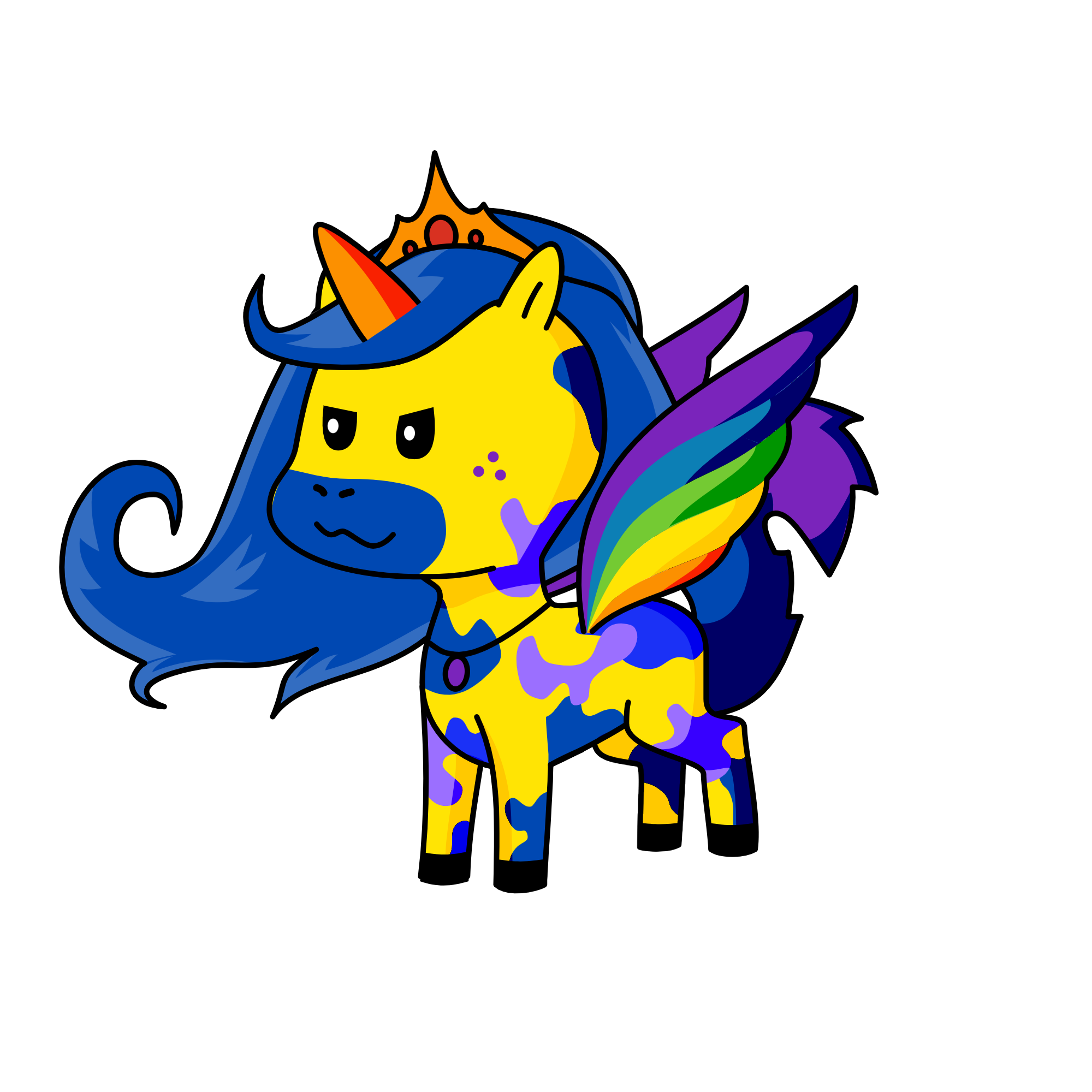 mooncorn, the unicorn