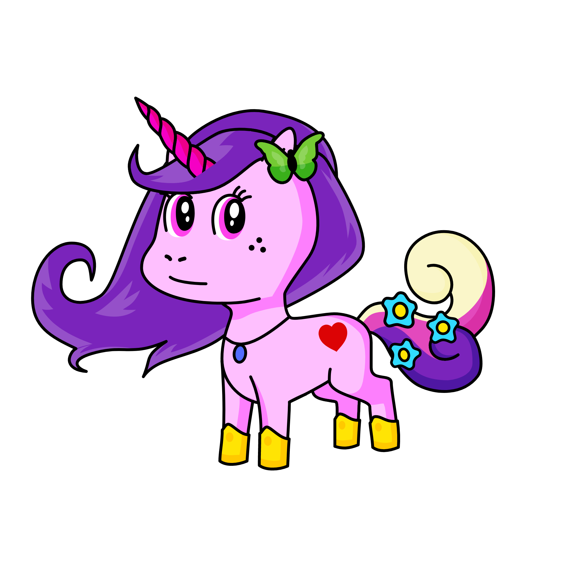 prindcess cande, the unicorn