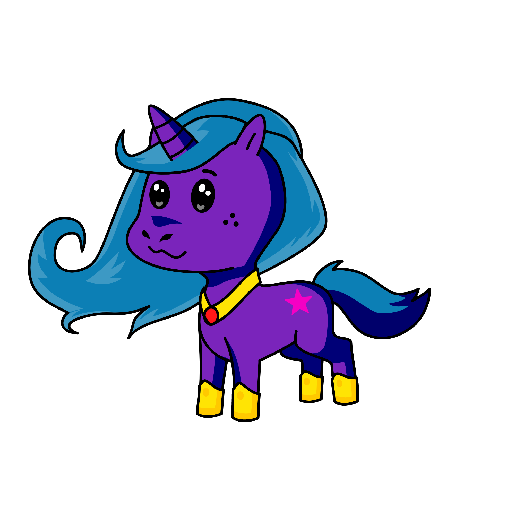 Twilight sparkle, the unicorn