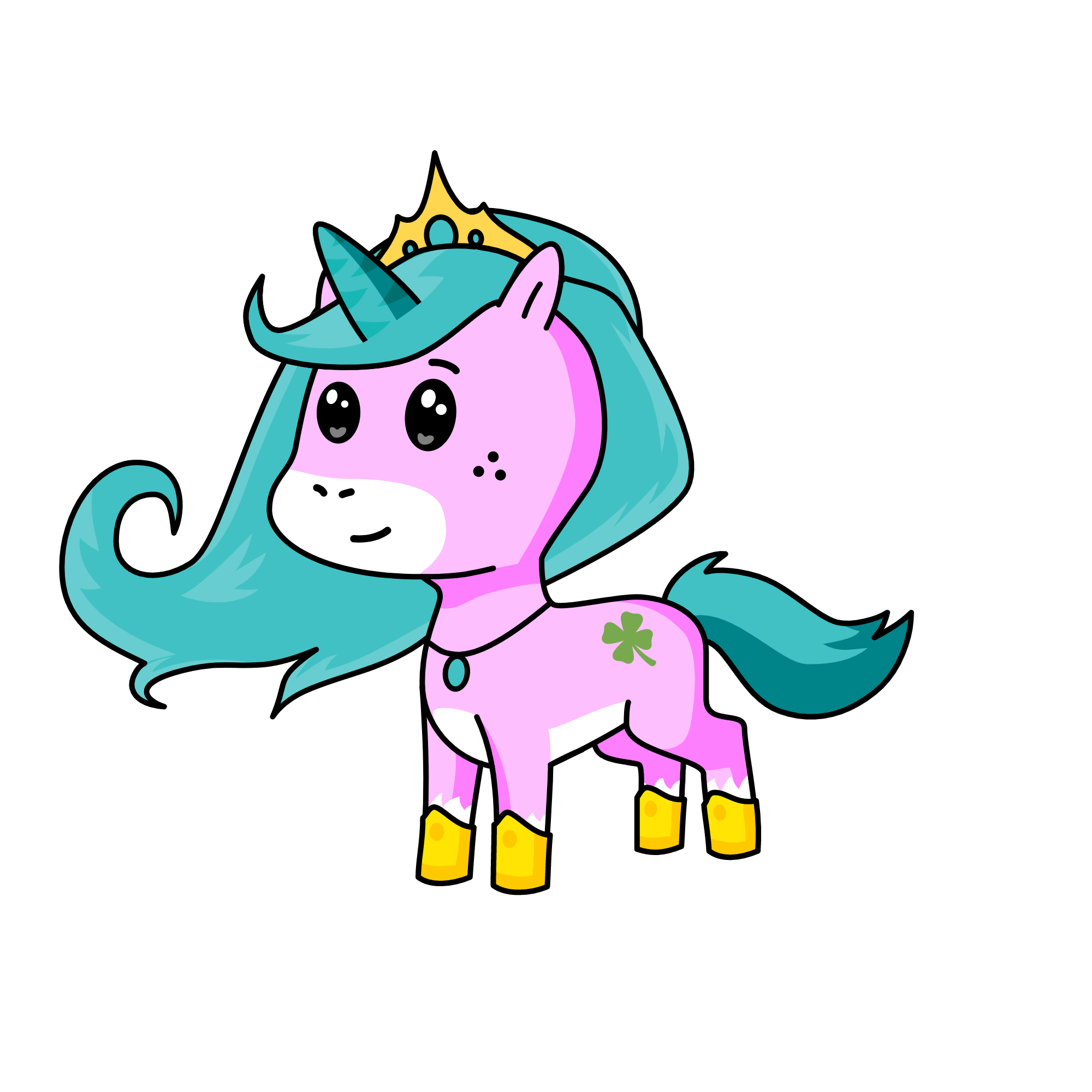 ice queen, the unicorn