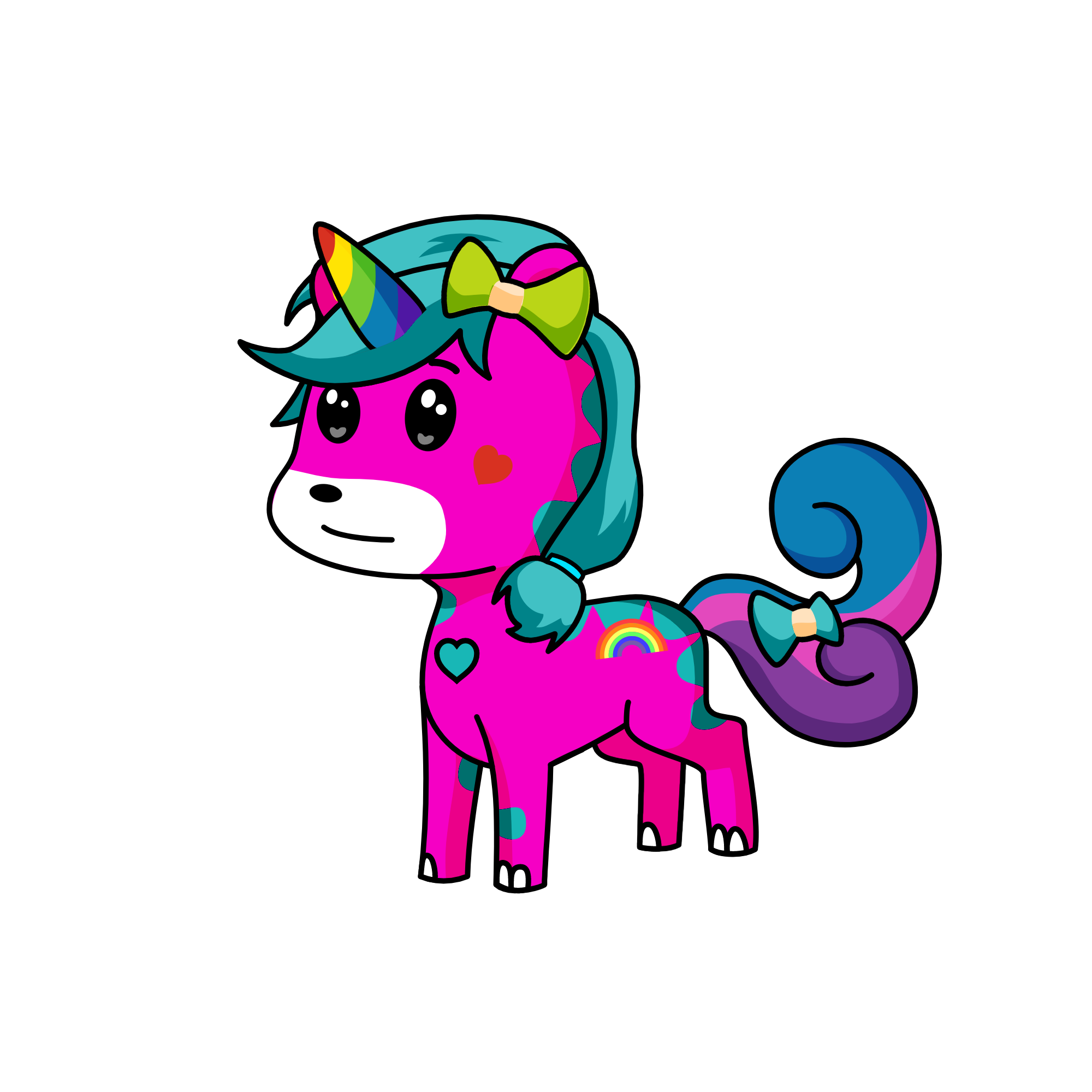 teven glo stay uneoy, the unicorn