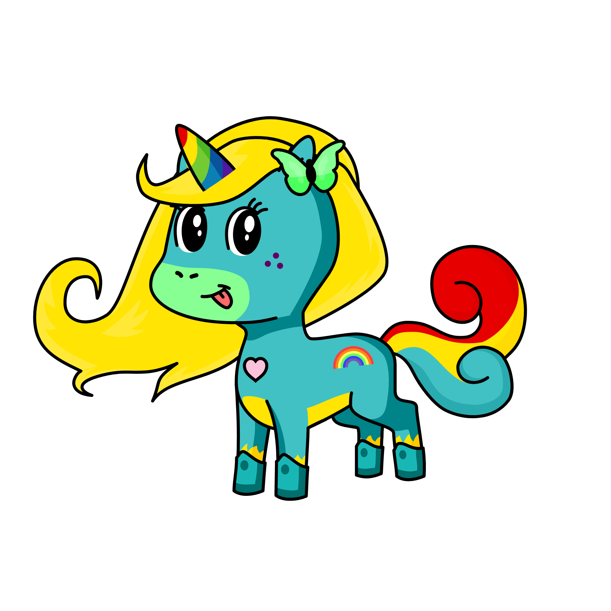 χρωματουλα, the unicorn