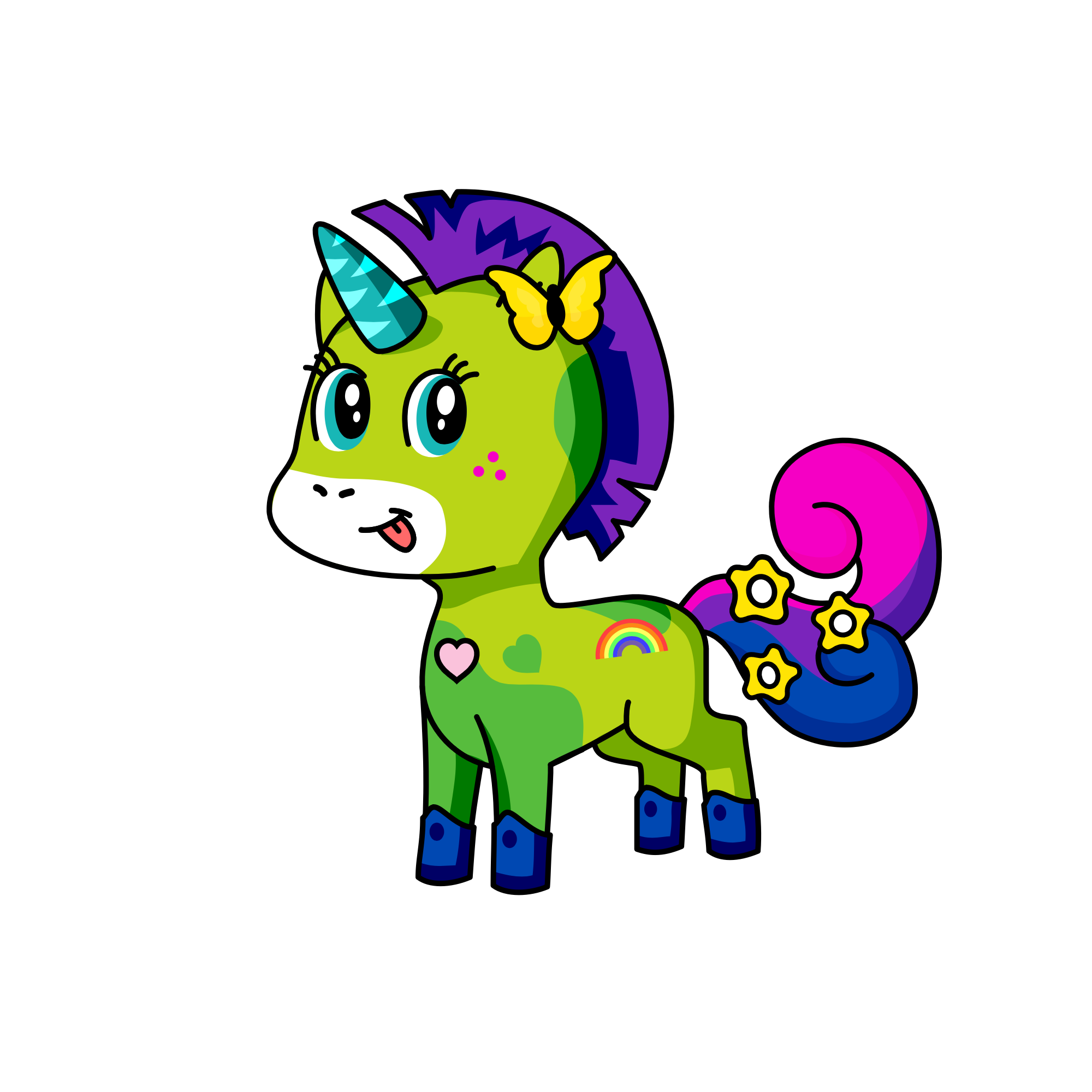 Leopard, the unicorn