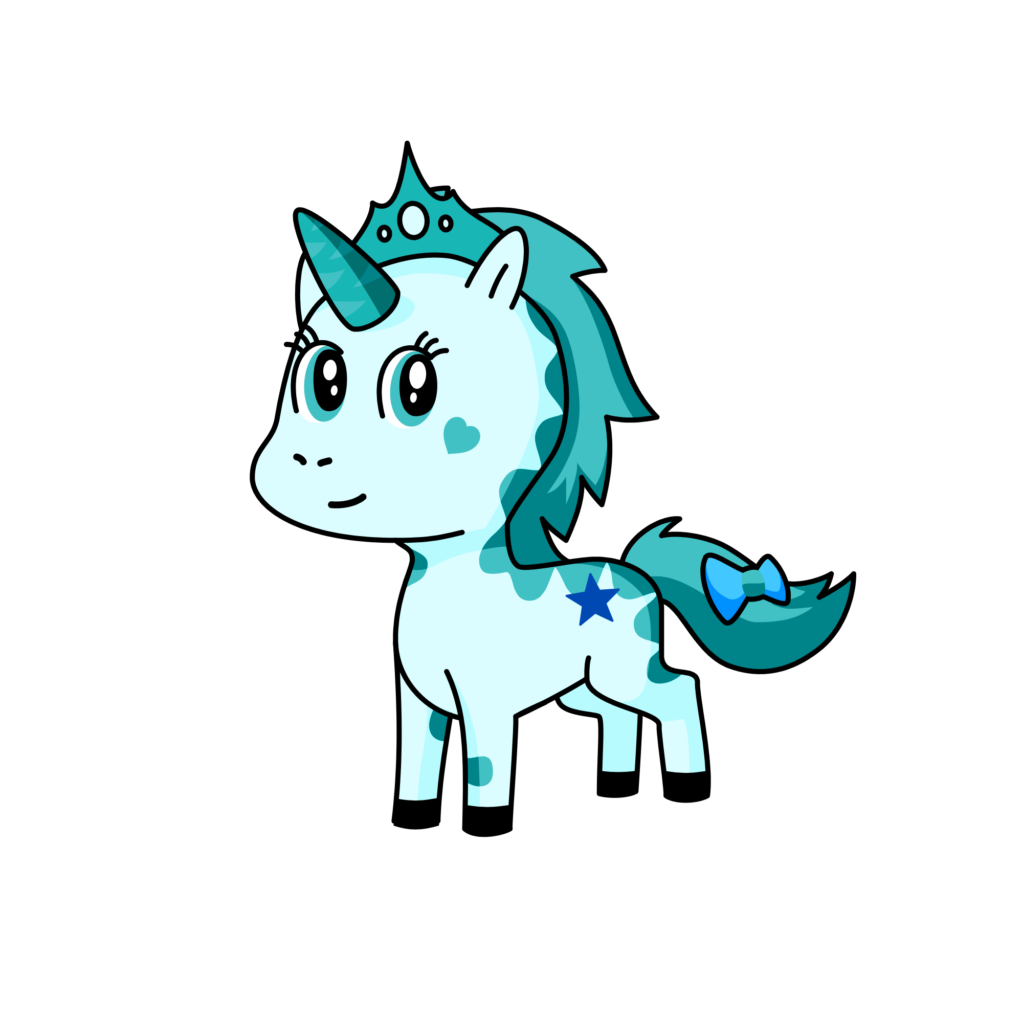 Snowy , the unicorn