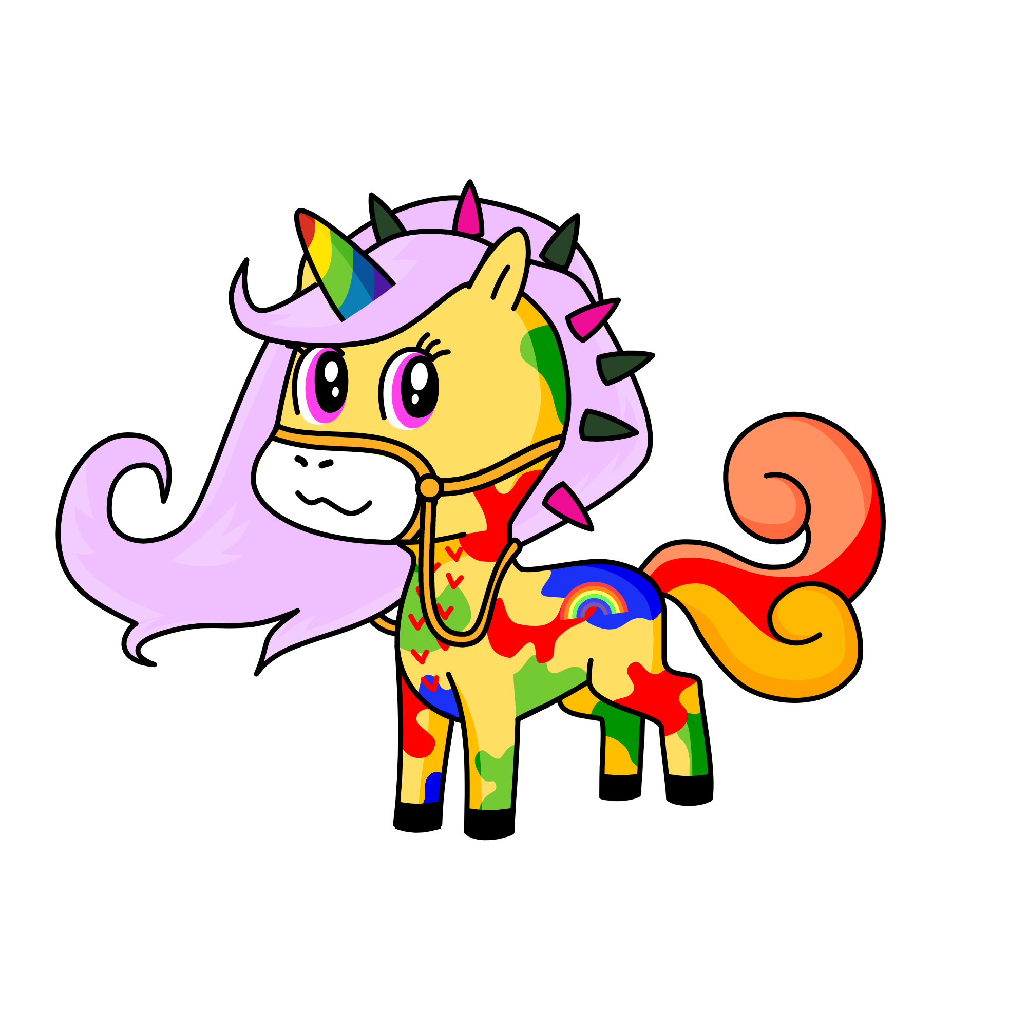 rainbow, the unicorn