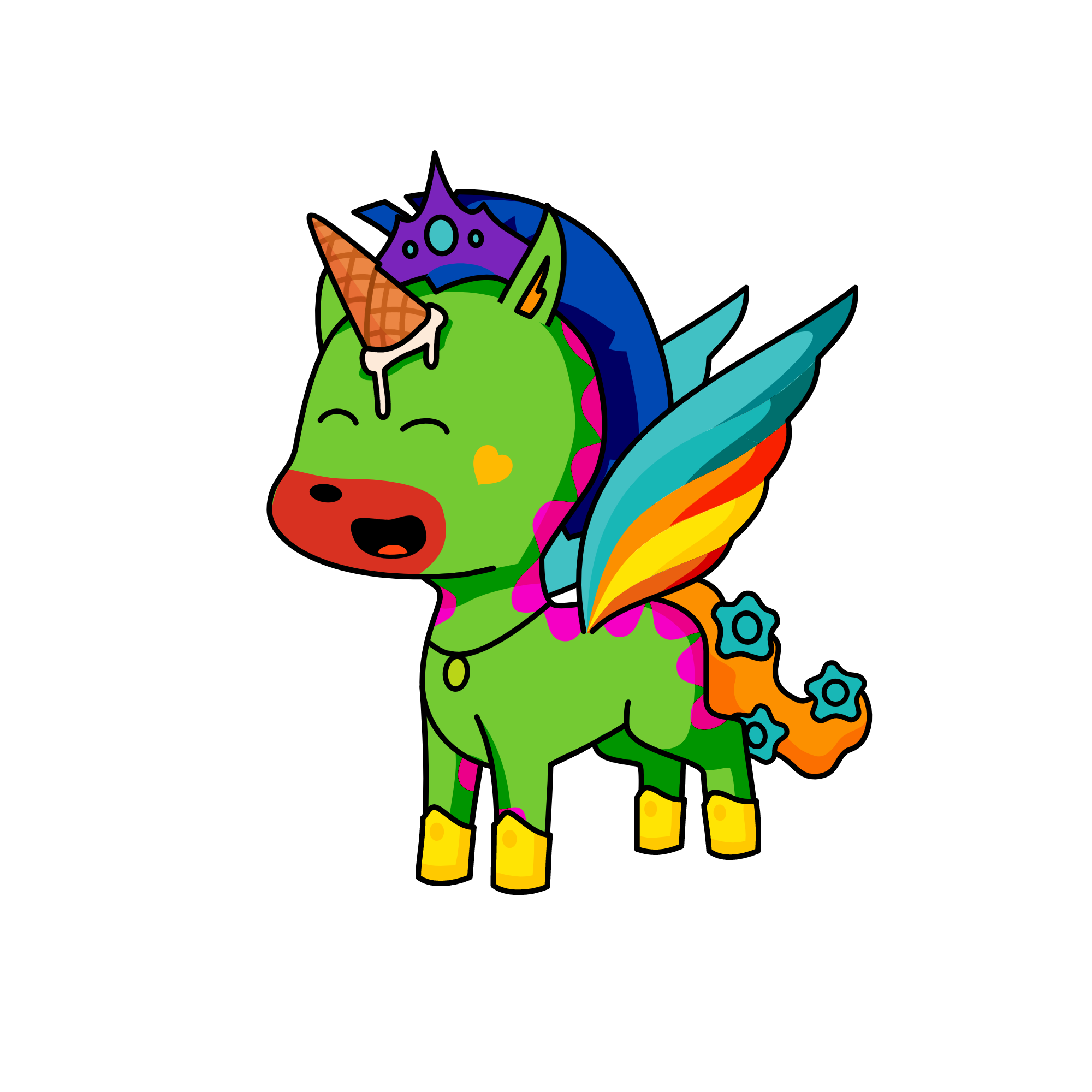 queen flora, the unicorn
