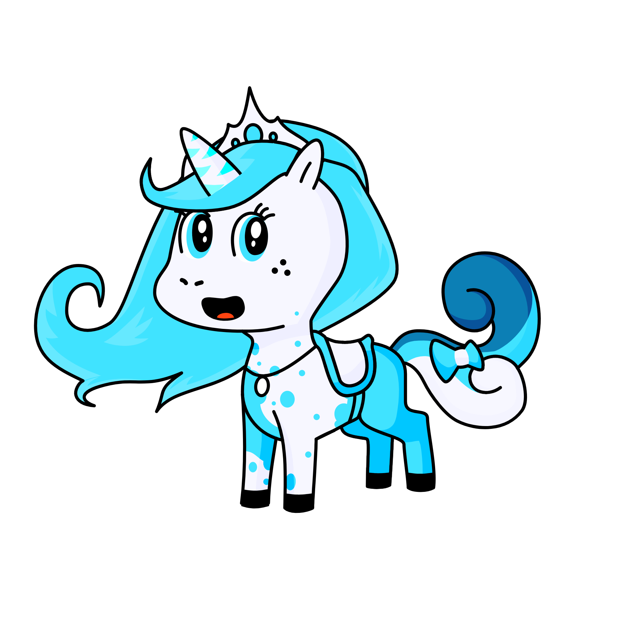 princess aqua, the unicorn