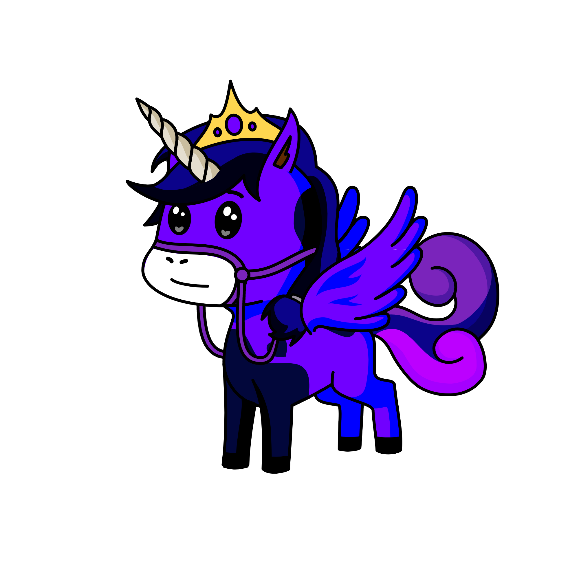 Princess Moonie, the unicorn