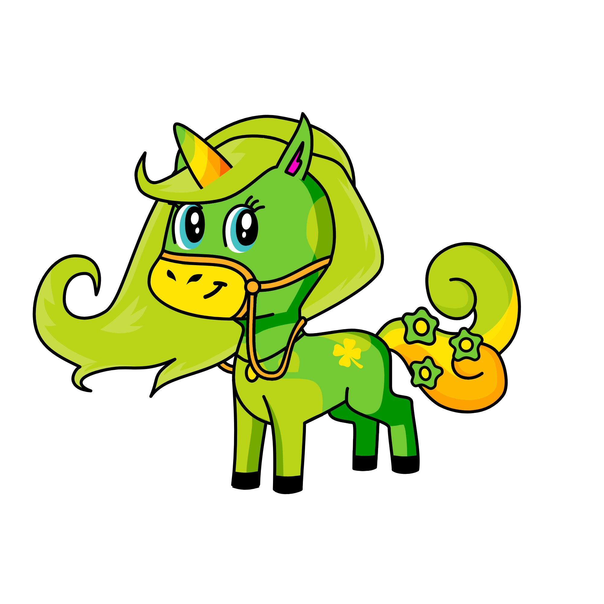Clover the Forest Unicorn, the unicorn
