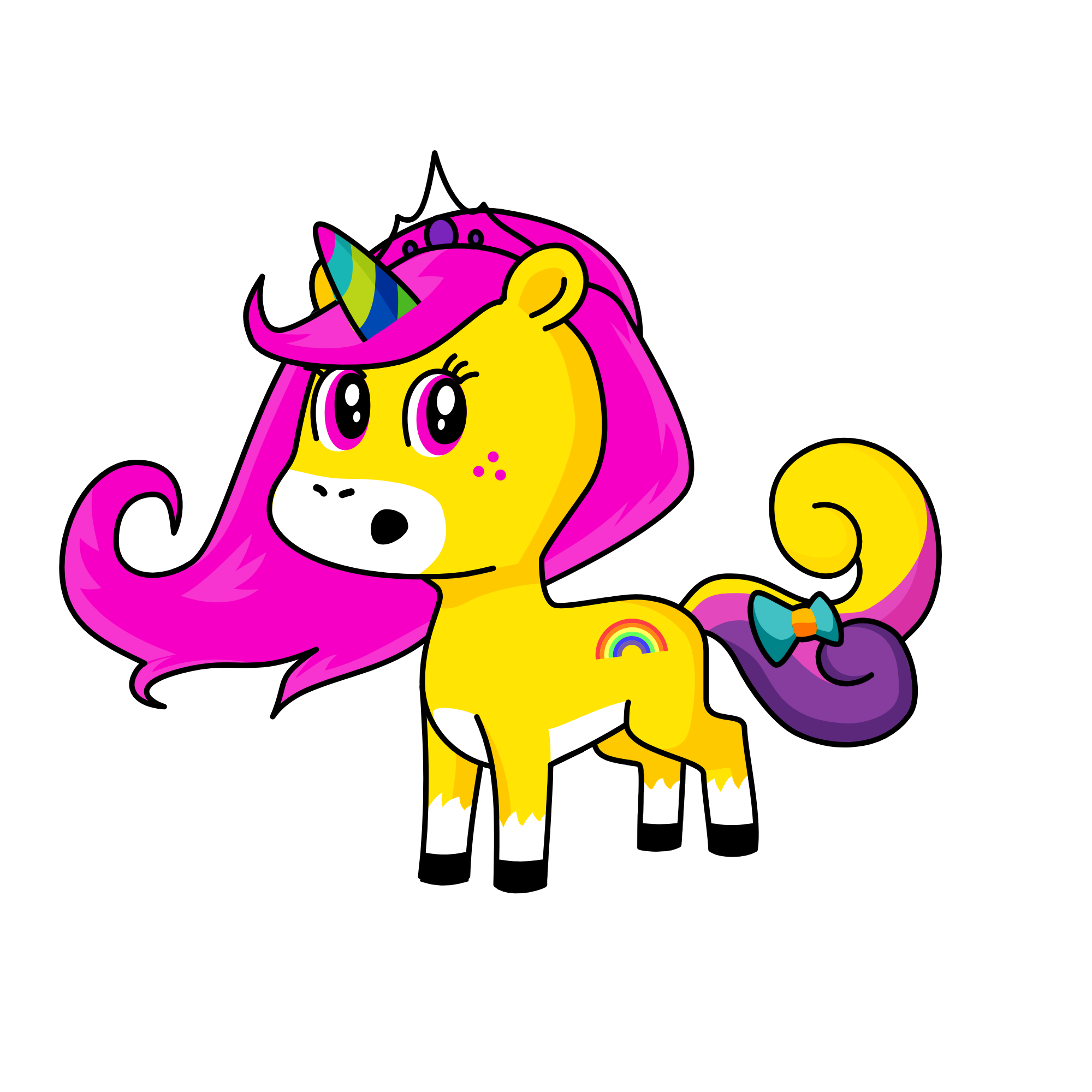 cat, the unicorn