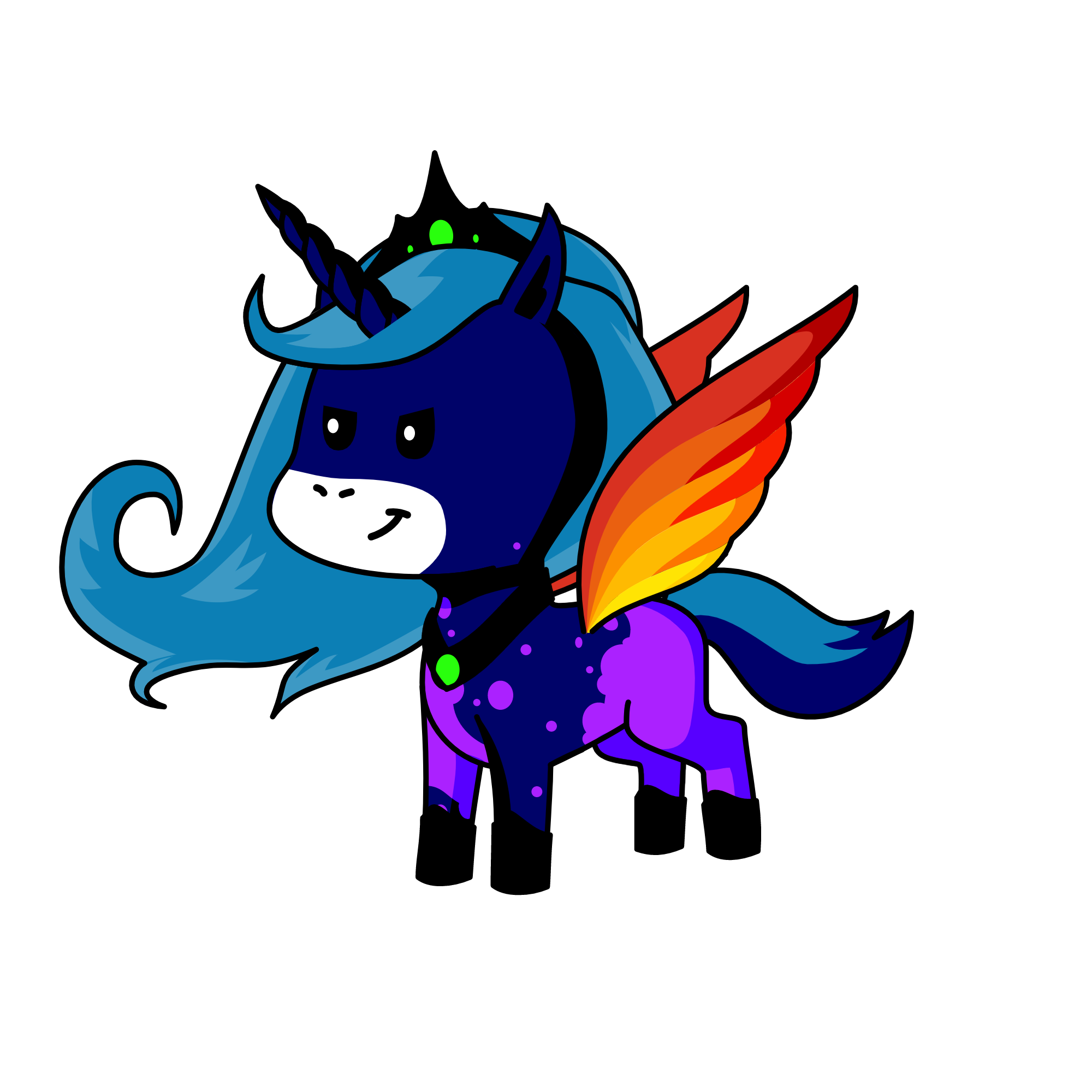 Snyper, the unicorn