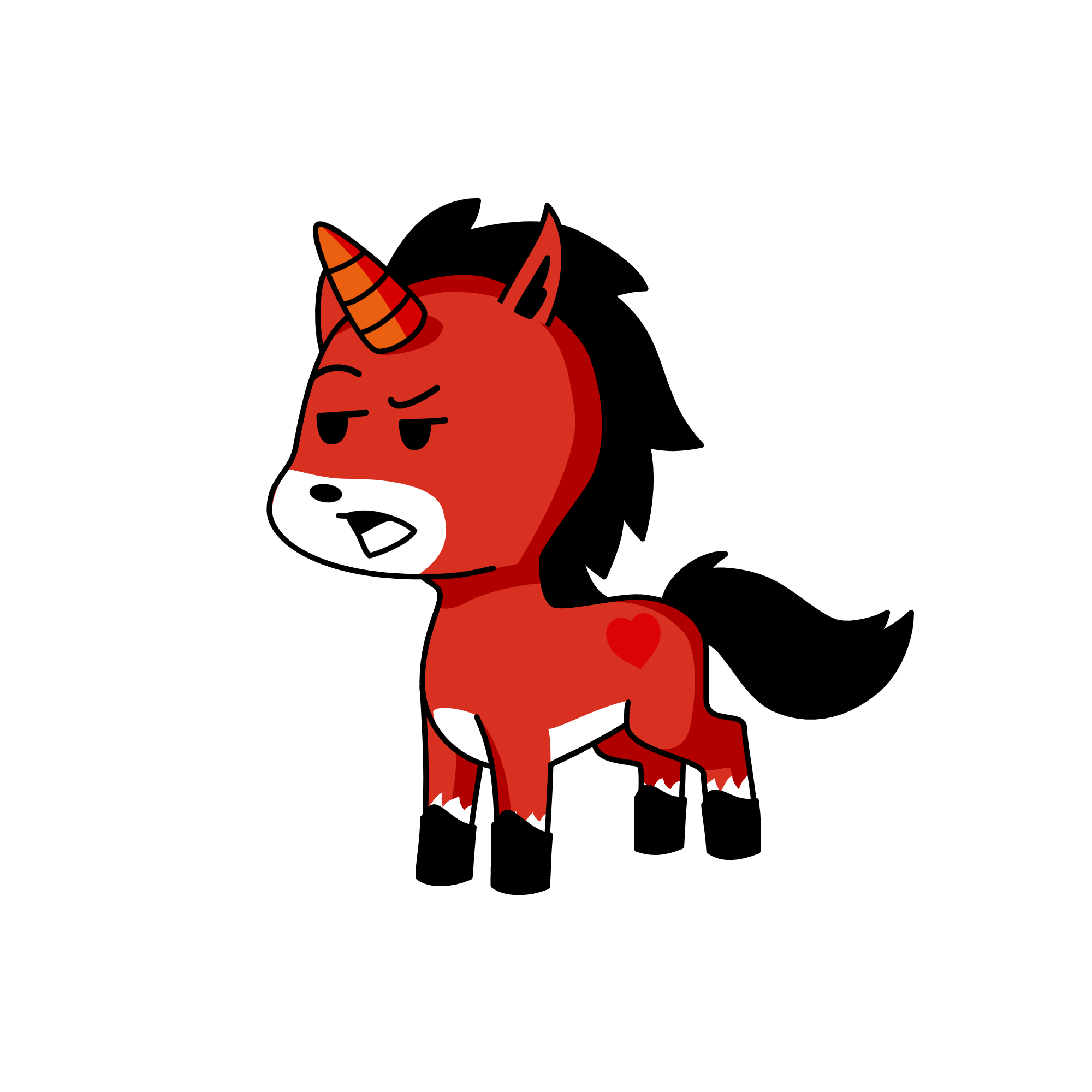 Moodyunicorntwin, the unicorn
