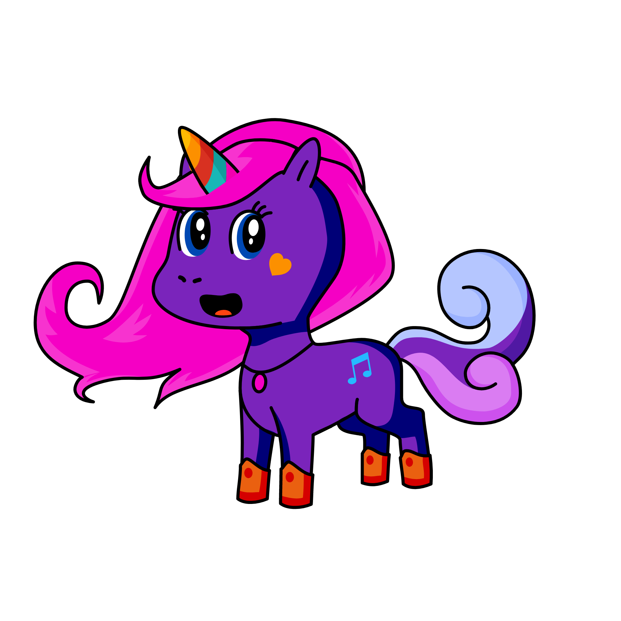 linda lua, the unicorn