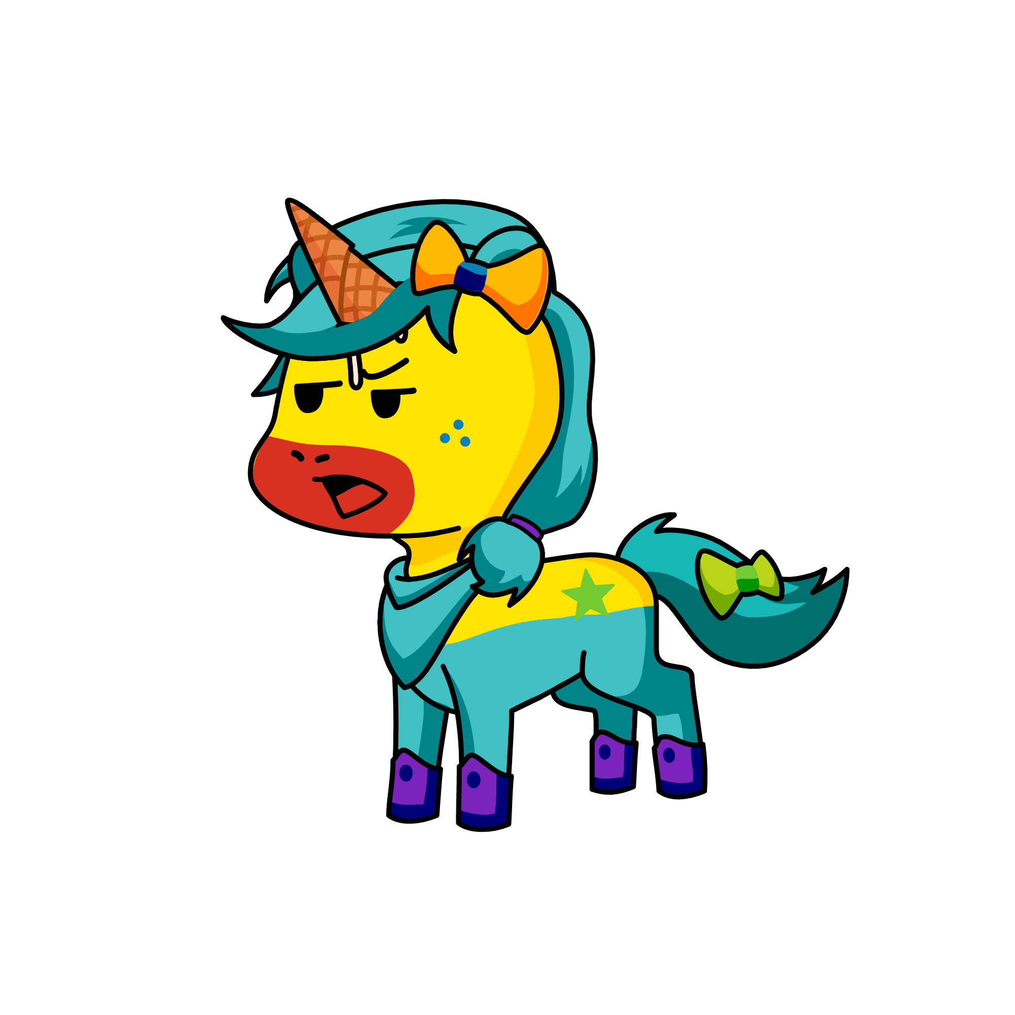 banana cream, the unicorn