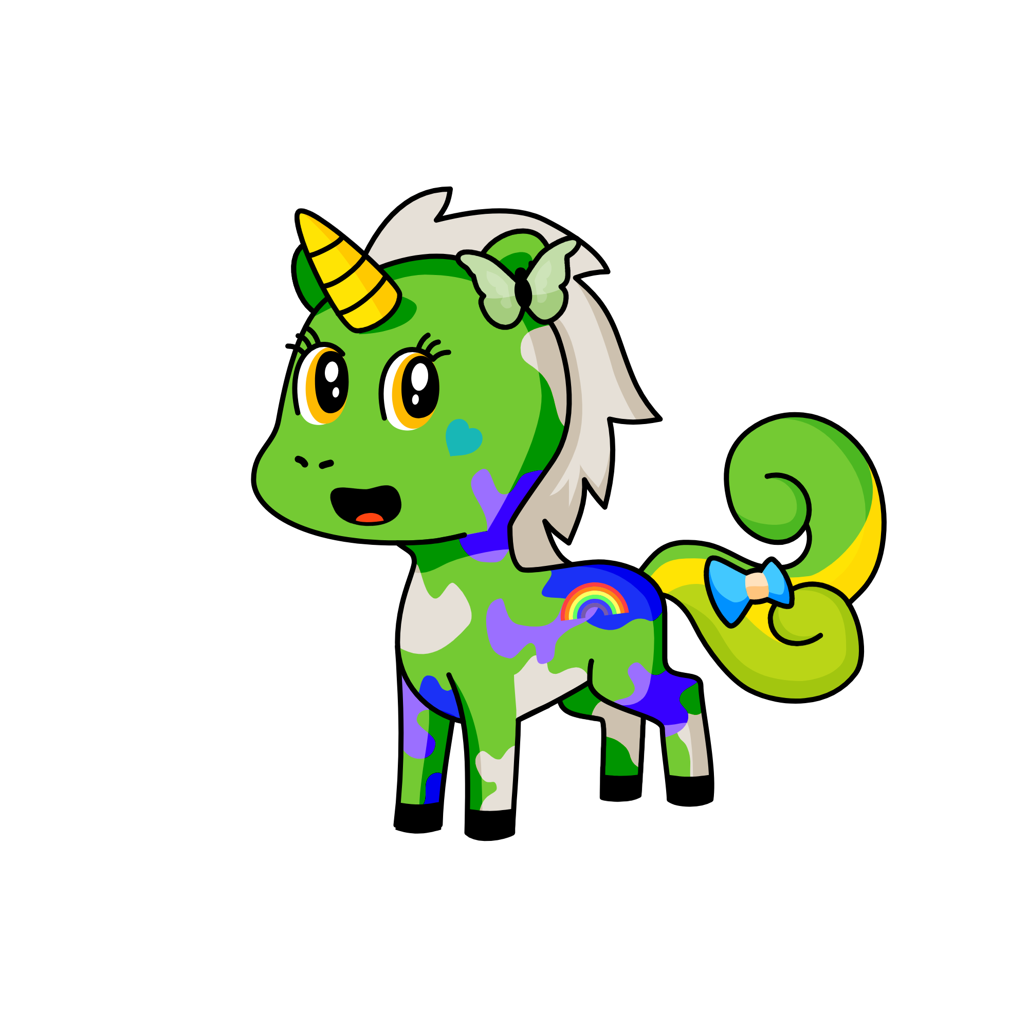 hi, the unicorn