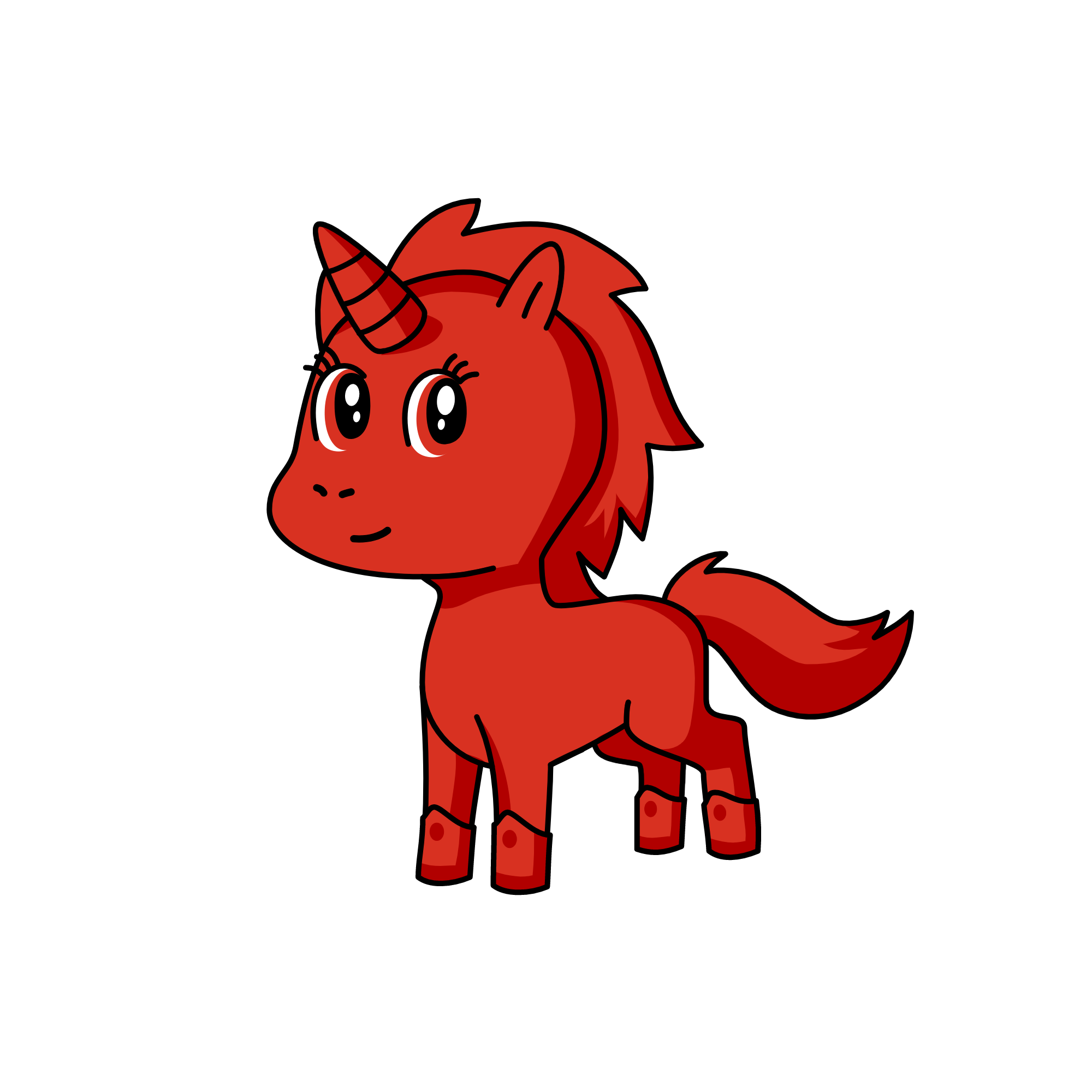 RED!!!!!!, the unicorn