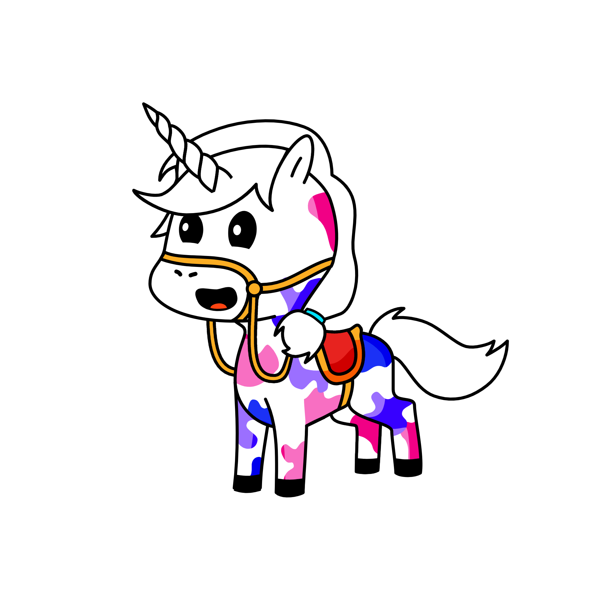 Evelyn, boss of all unicorns, the unicorn
