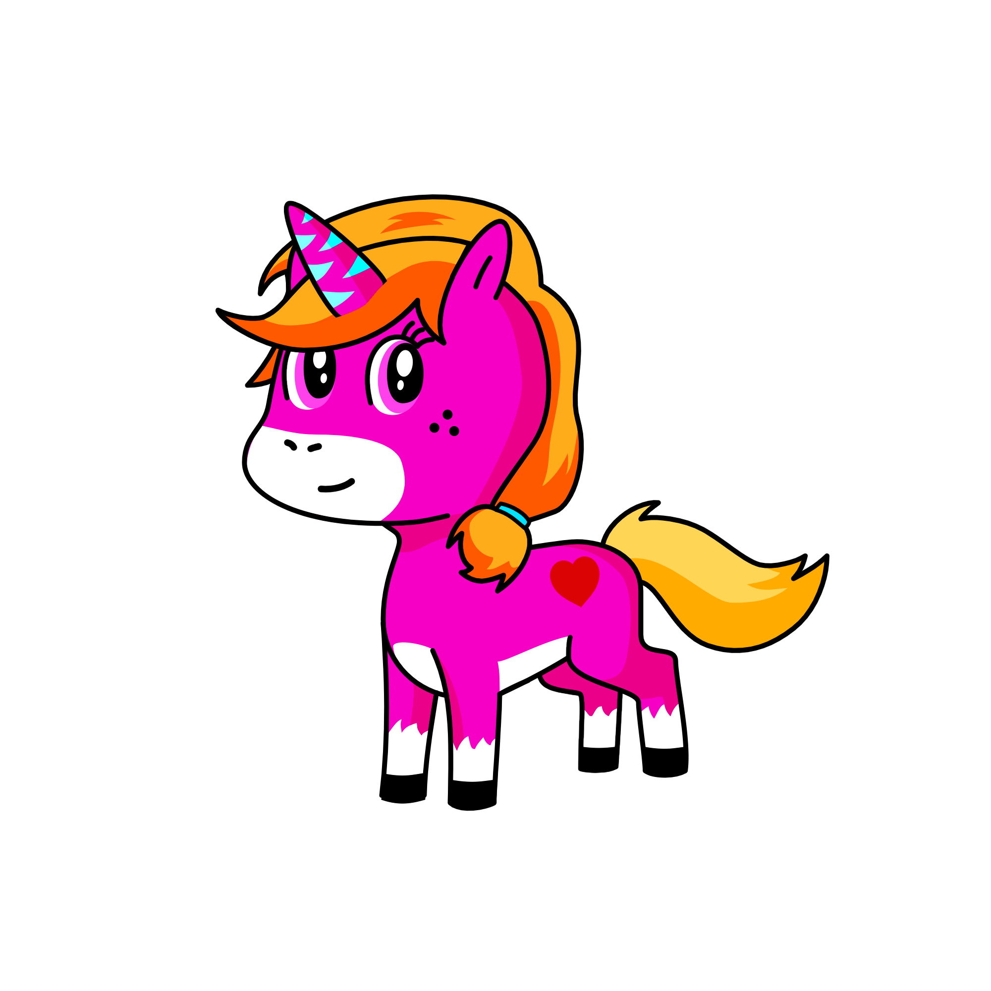 Honey, the unicorn