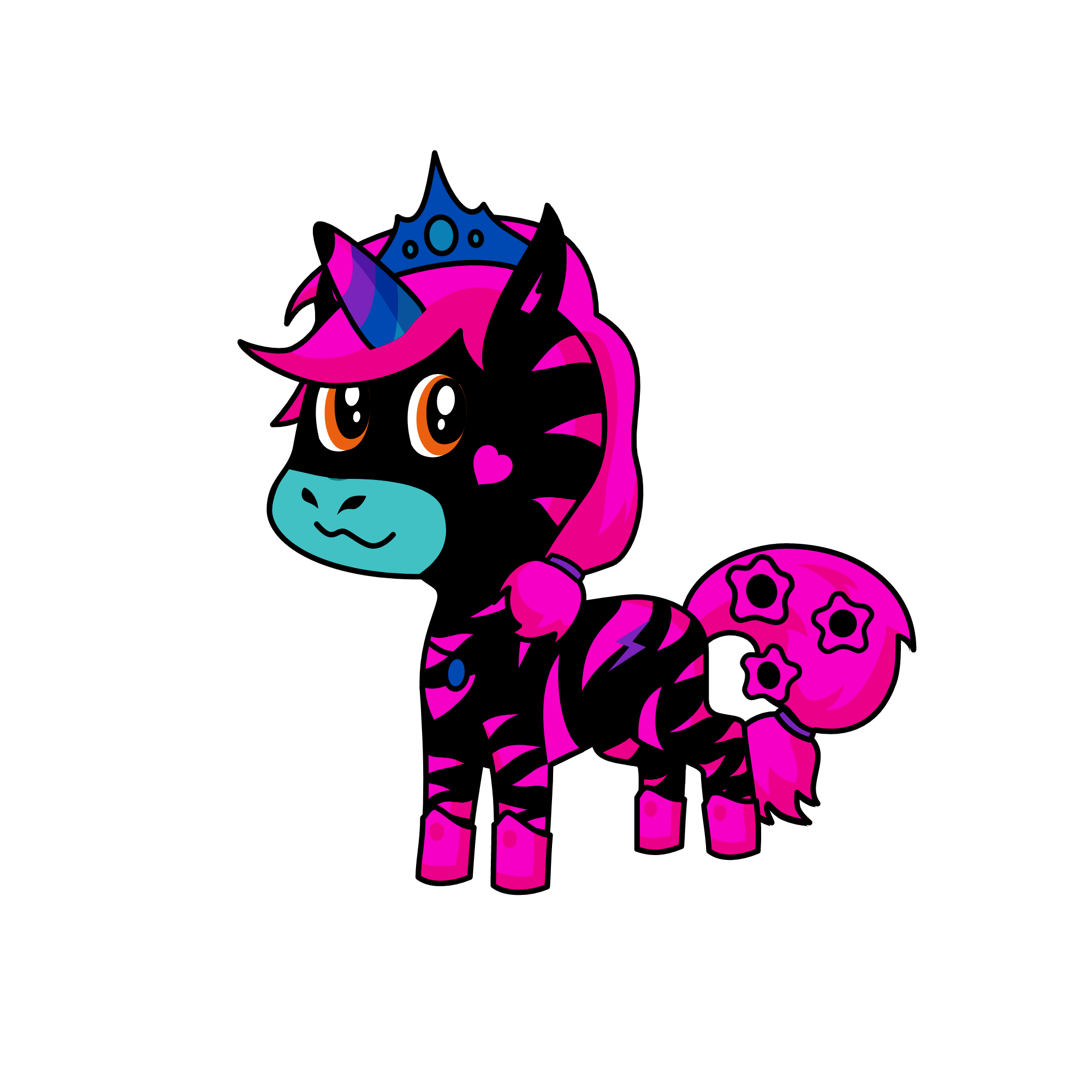 Strawberry, the unicorn