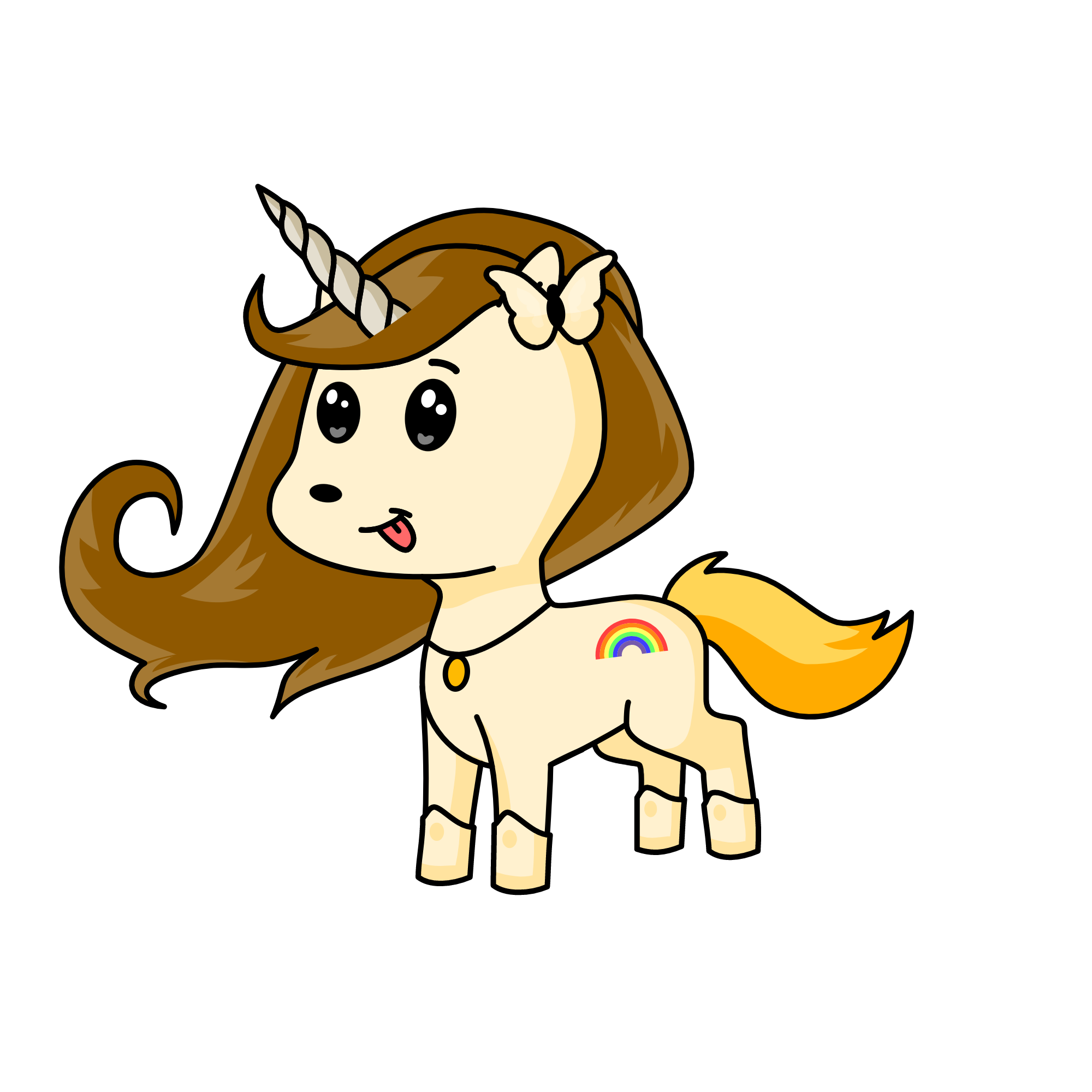 Cutie corn, the unicorn