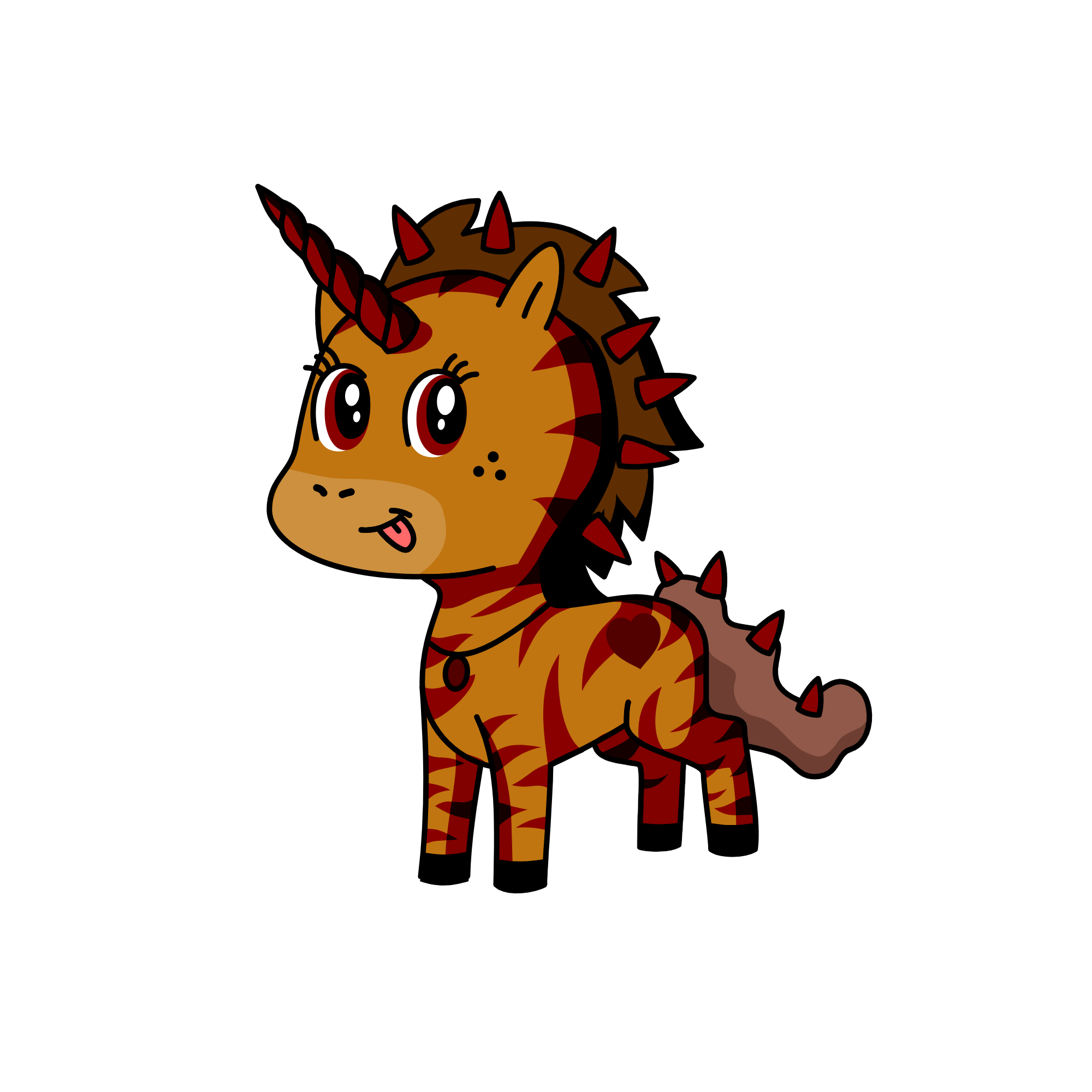 POOP A CORN, the unicorn