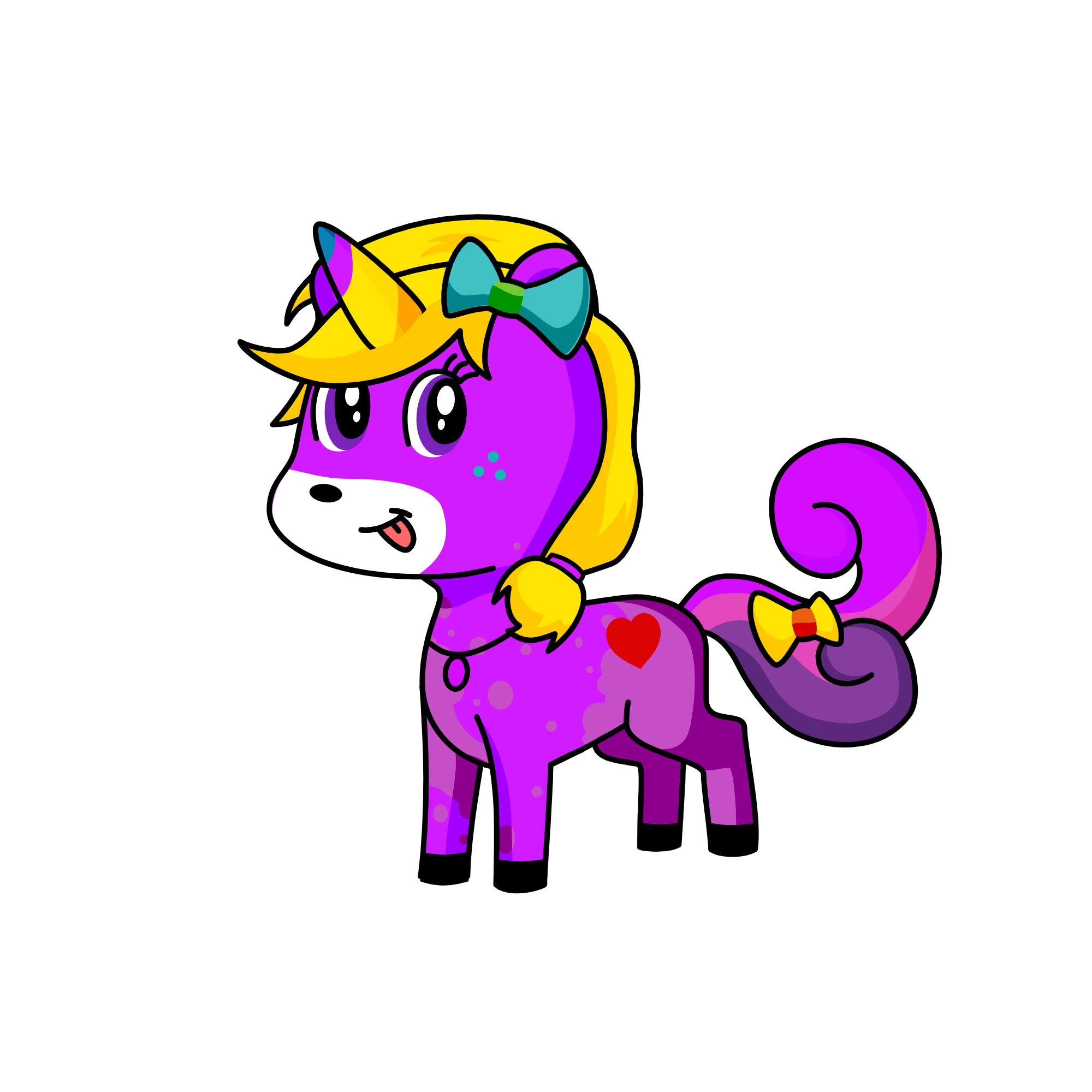 Sandy, the unicorn
