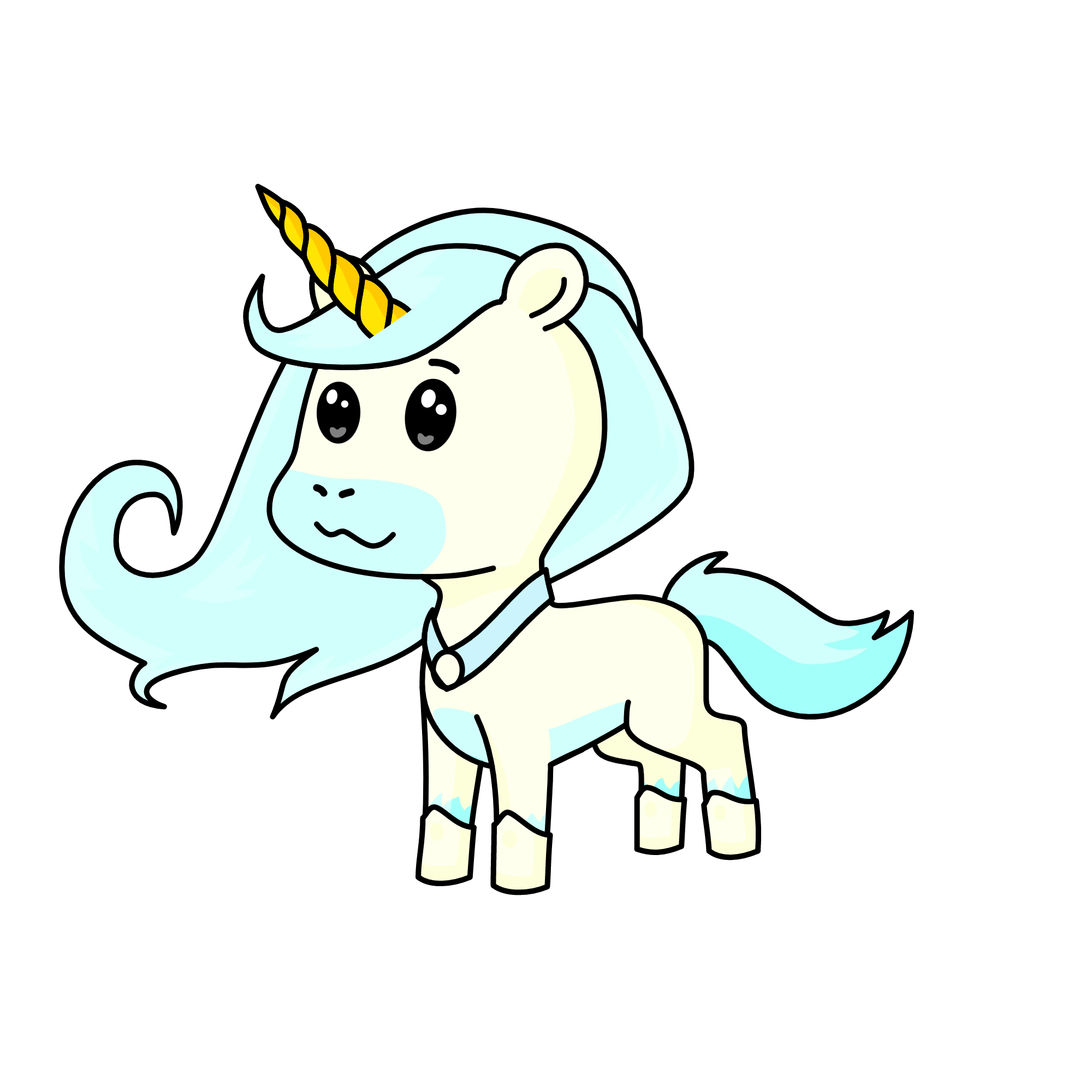 Snowy, the unicorn