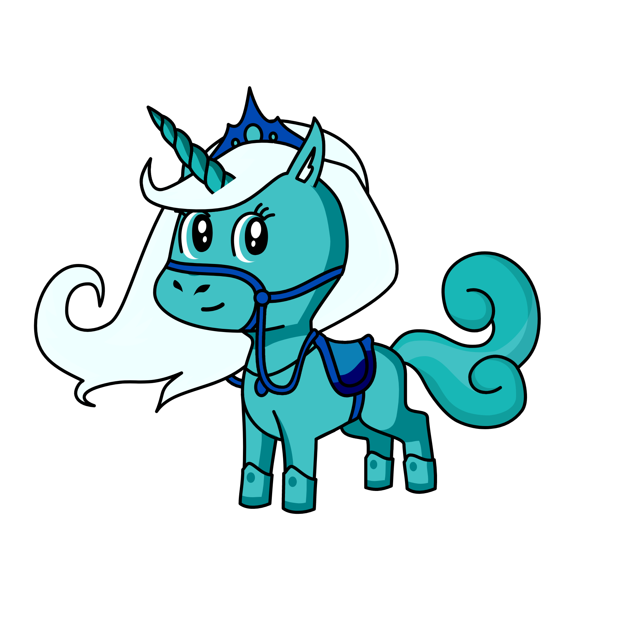 Winter, the unicorn