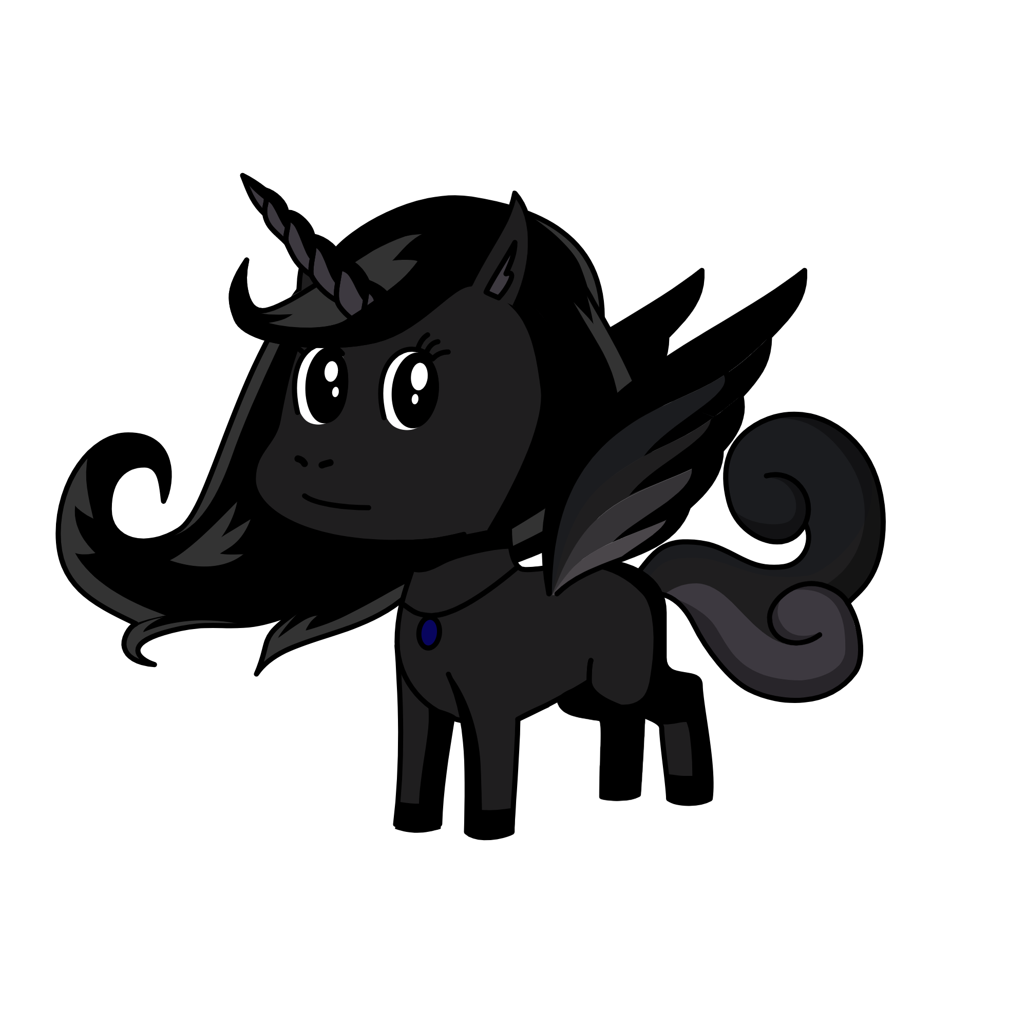 Shadow, the unicorn