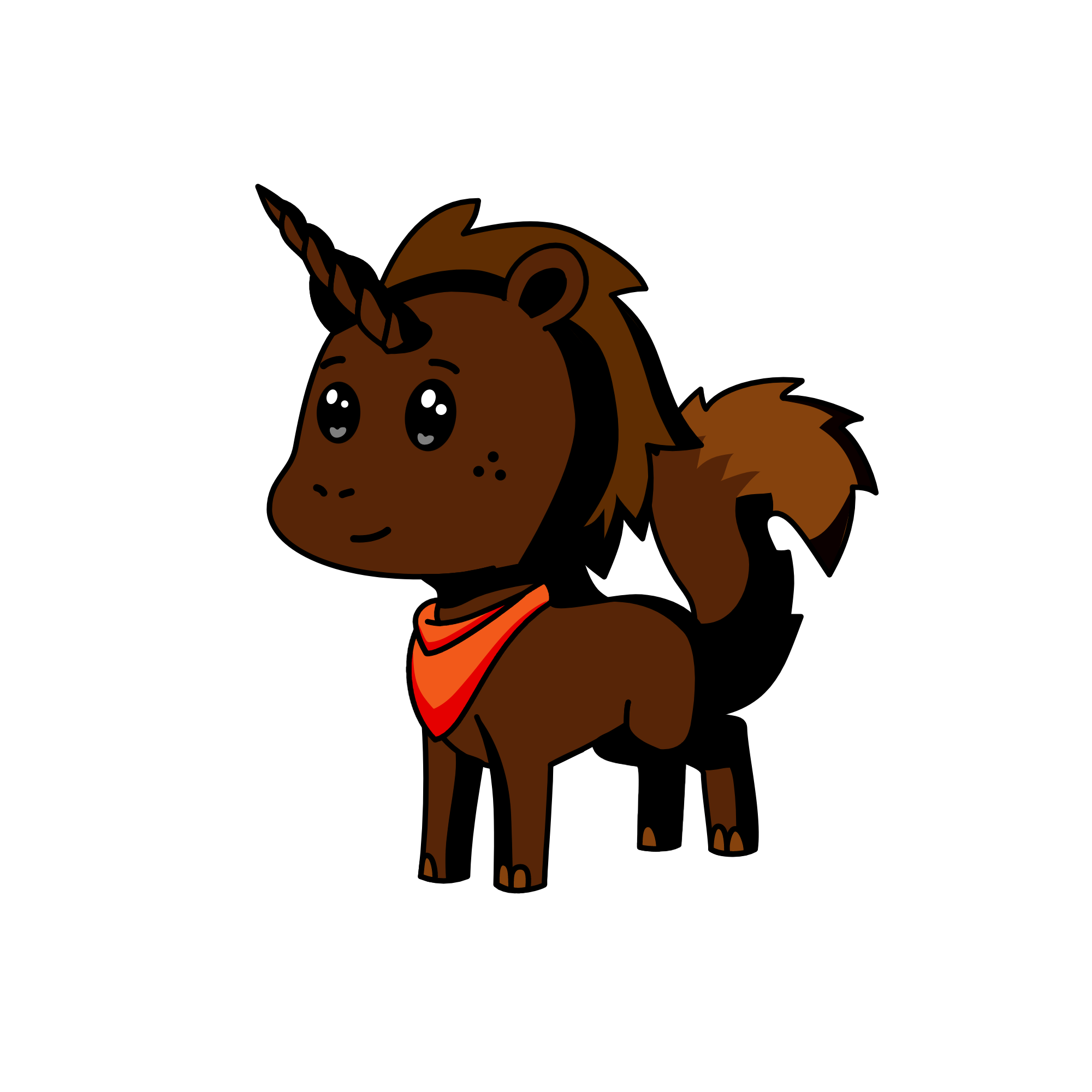 Squirl, the unicorn