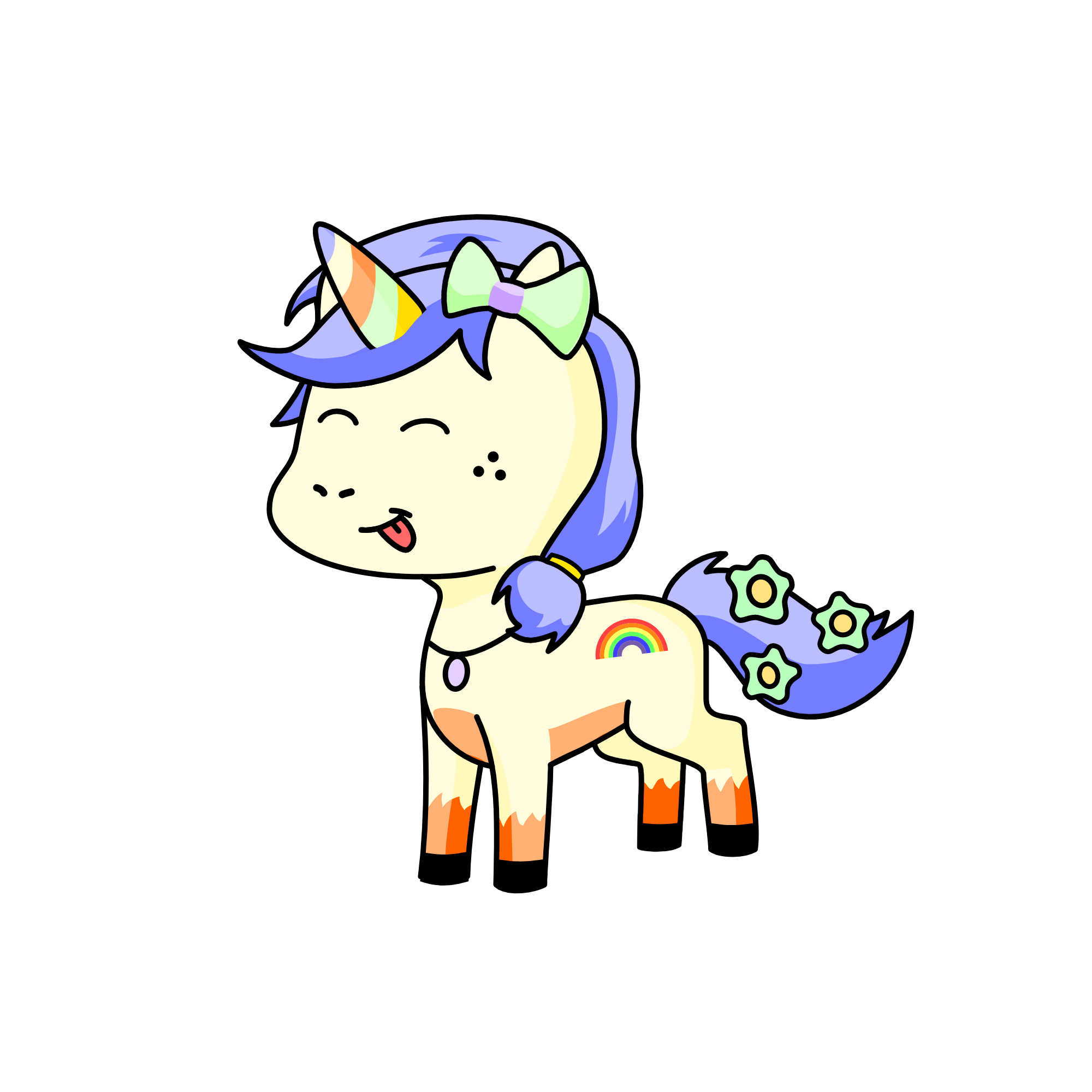 Pastel Prinsy, the unicorn