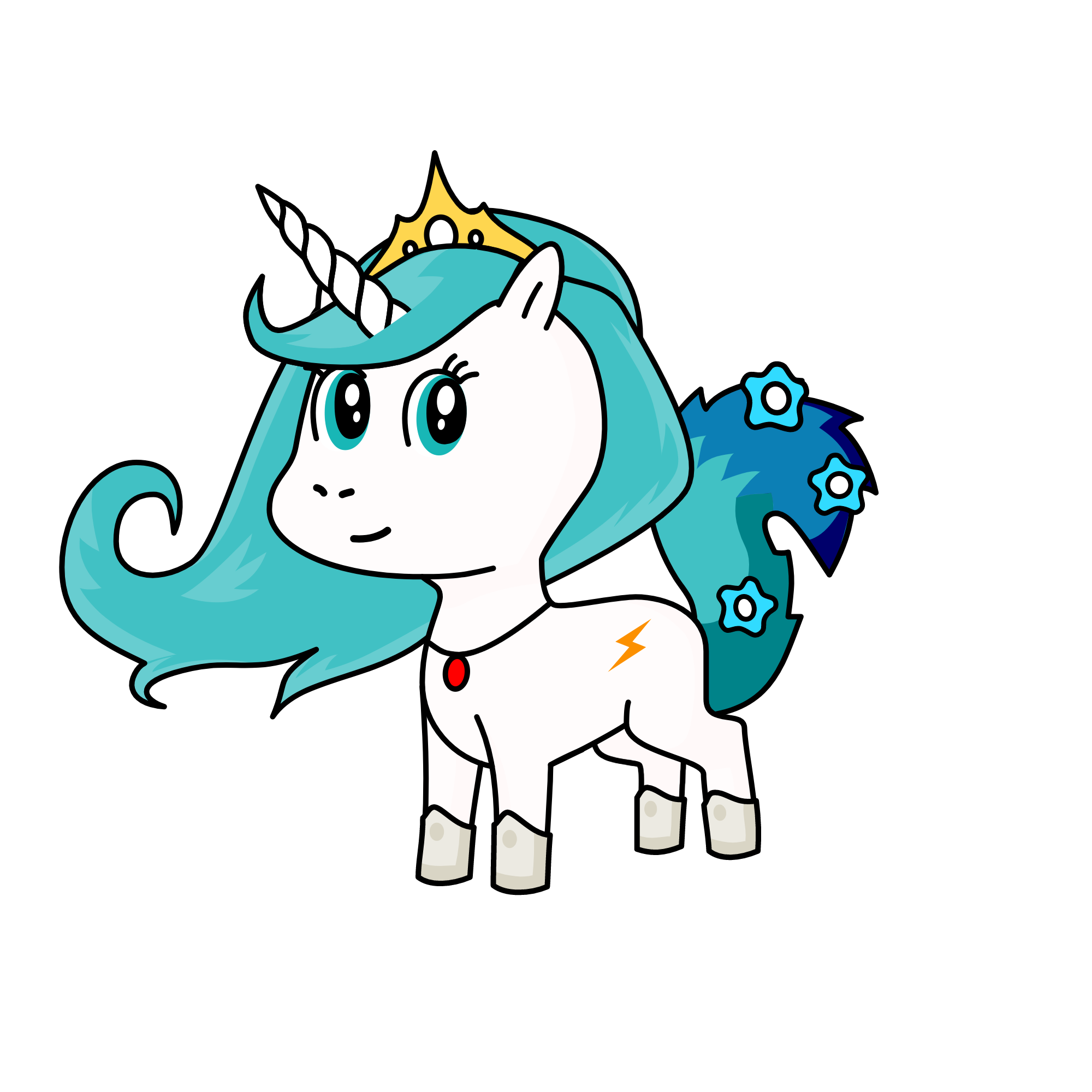ICE QUEEN, the unicorn