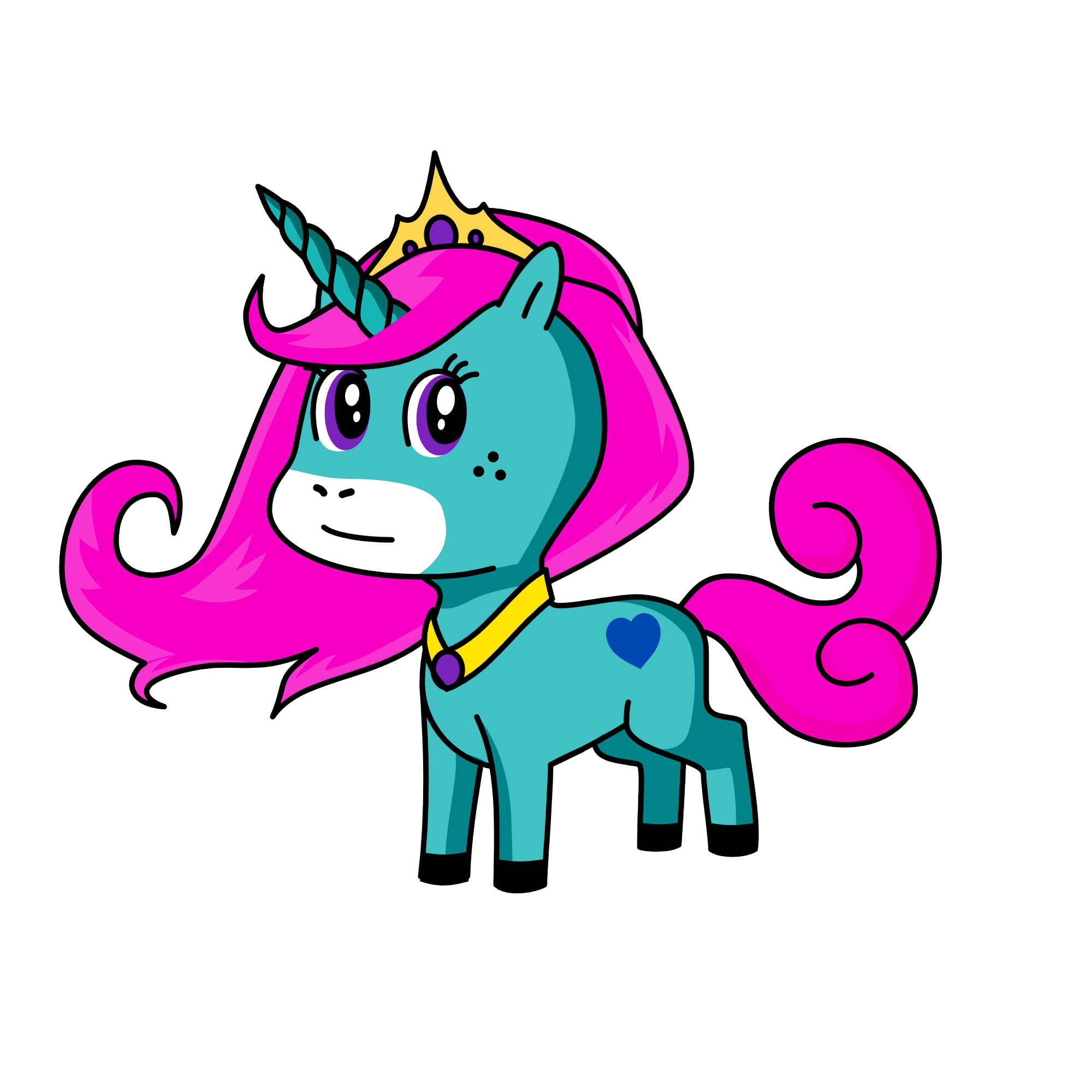 Alice, the unicorn