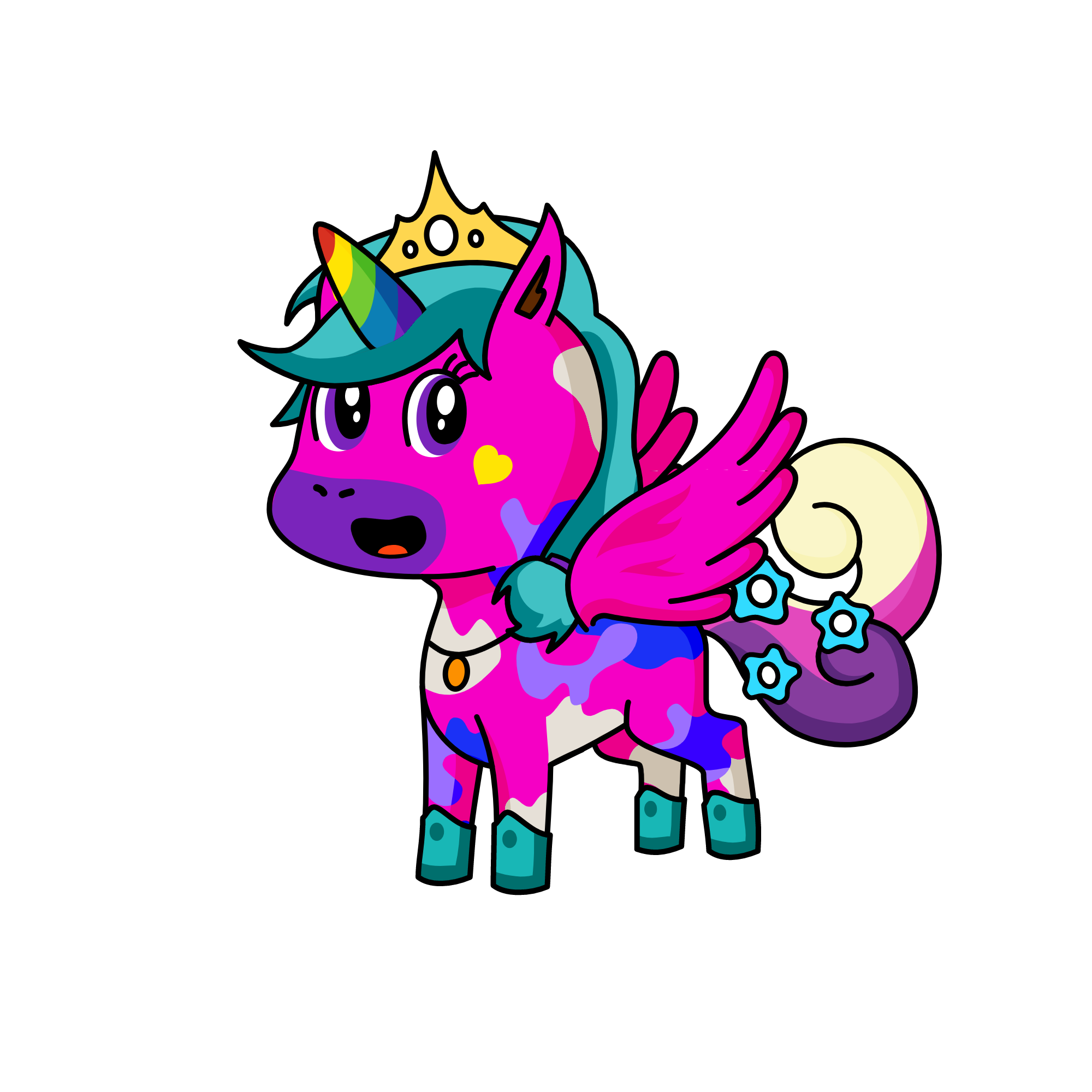 Siya, the unicorn
