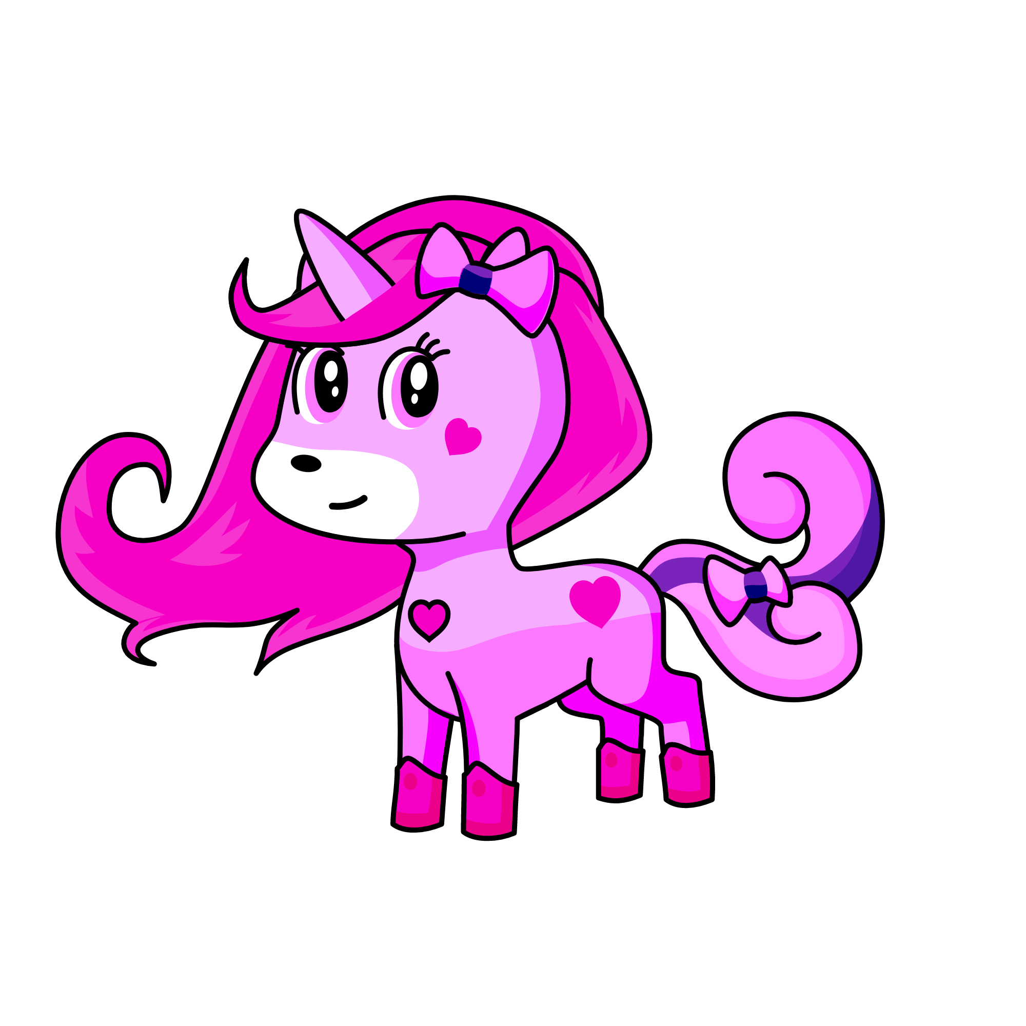 Pinkpie, the unicorn