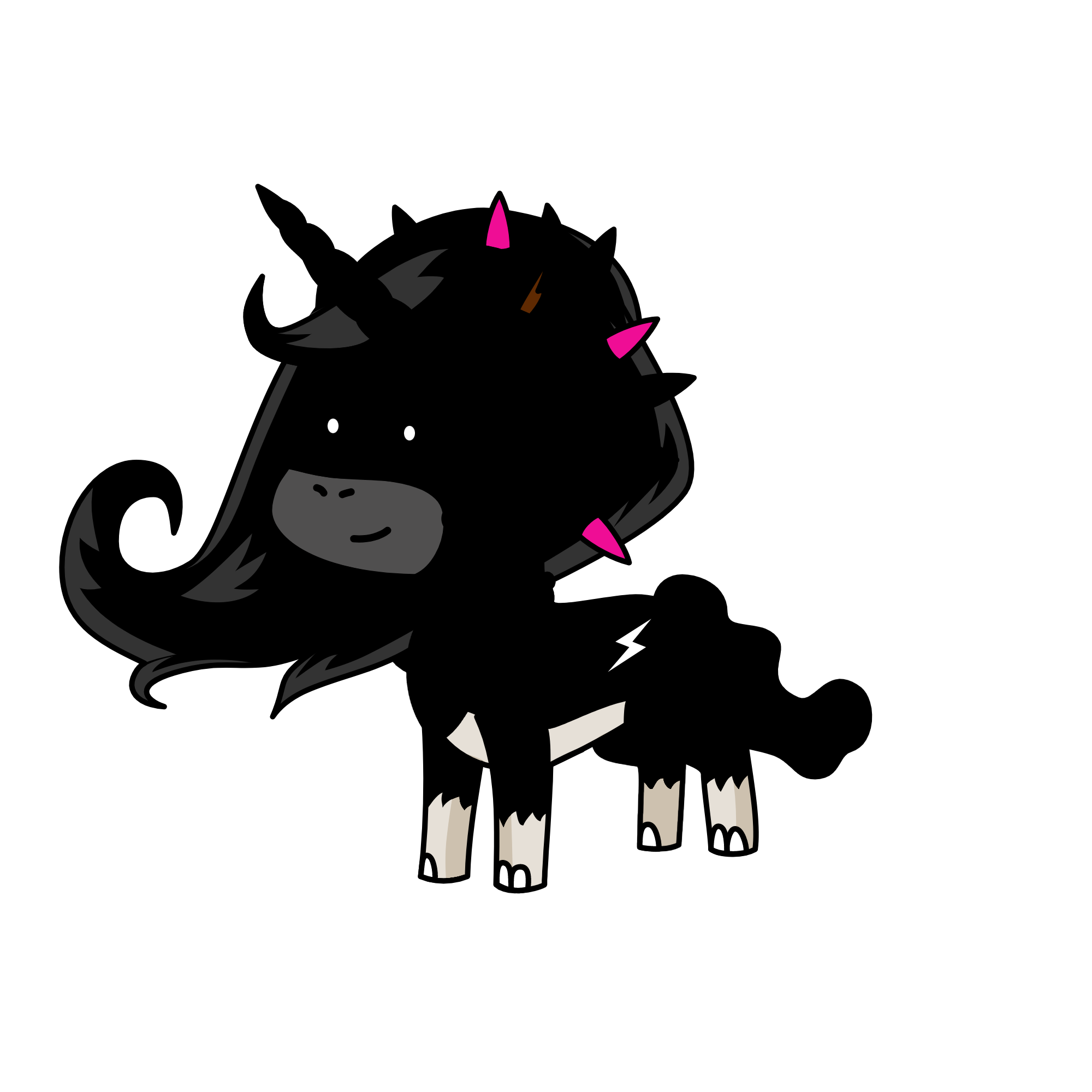 DARK UNICORN IN DAAYYY, the unicorn