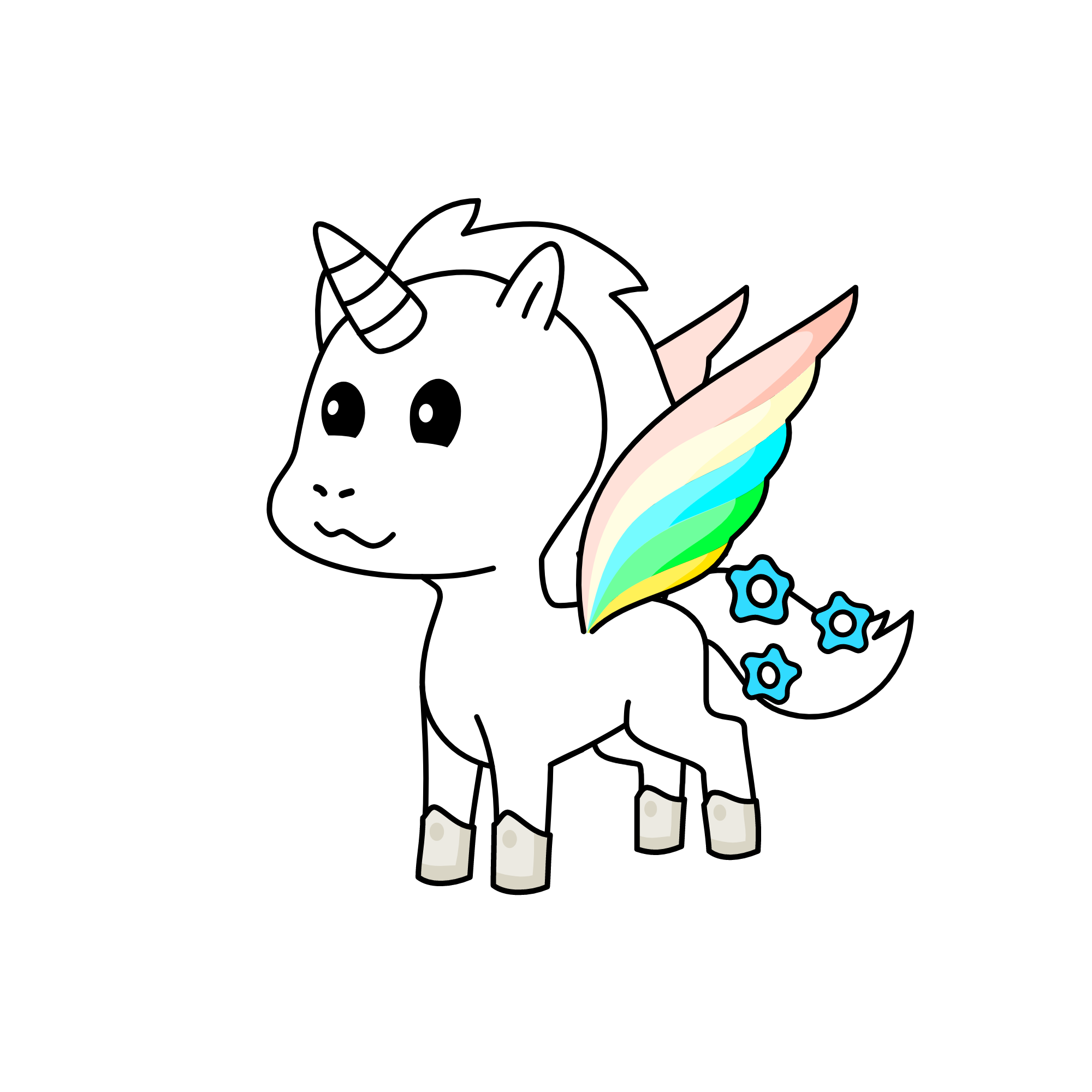 snow, the unicorn